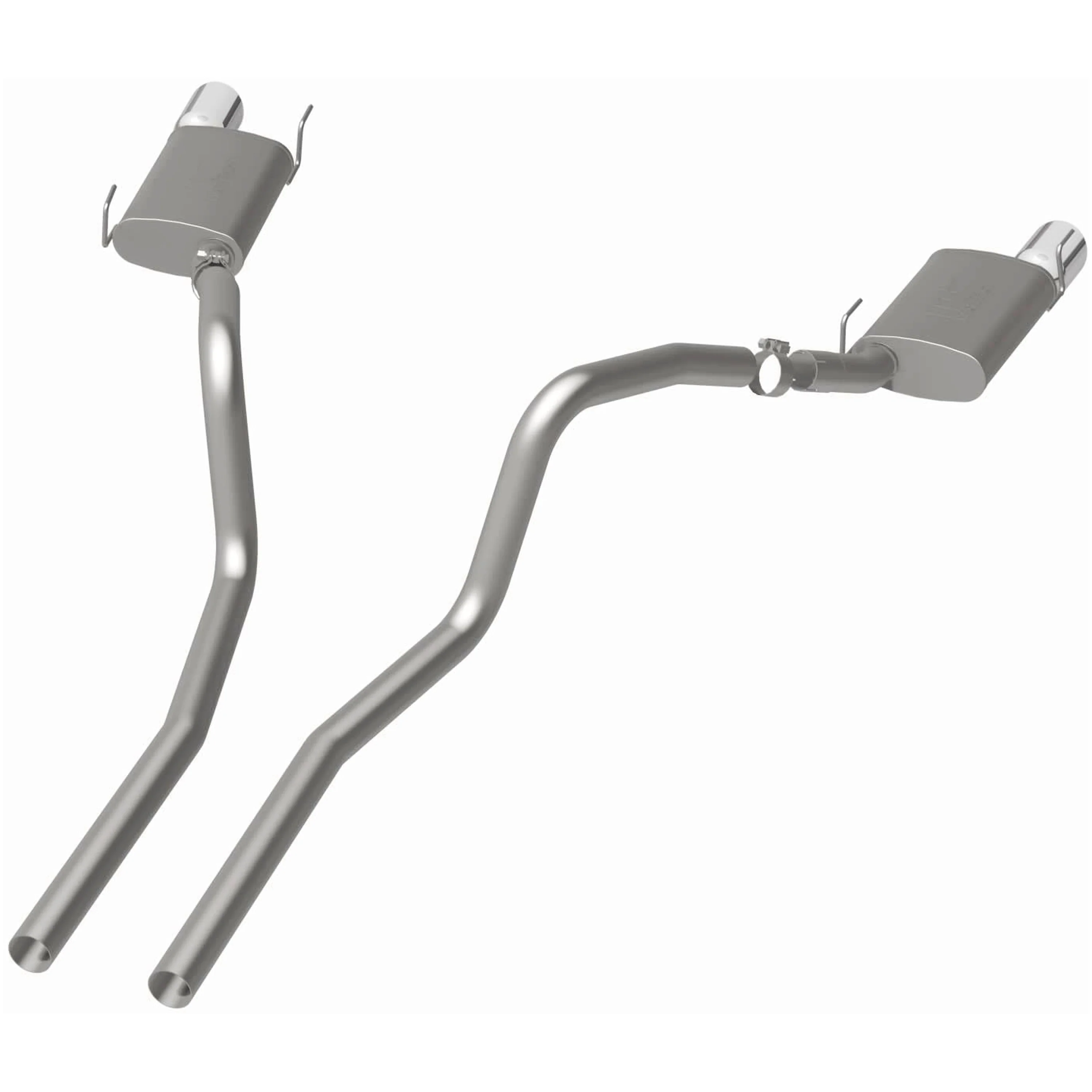 MagnaFlow 2005-2009 Ford Mustang 4.6L | 2007-2009 Ford Mustang Shelby GT500 5.4L Street Series Cat-Back Performance Exhaust System 15881 - Image 3