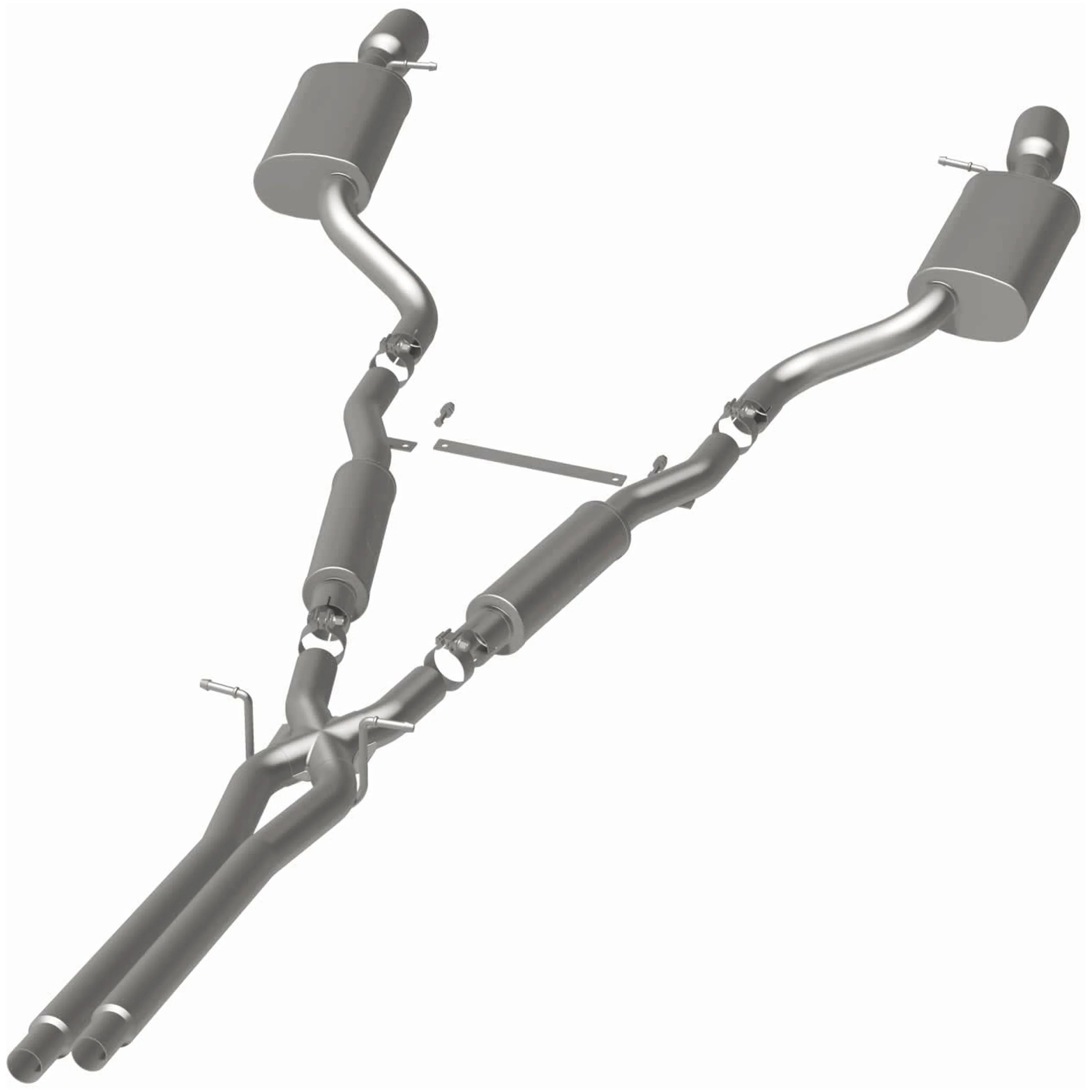 MagnaFlow 2000-2004 Audi A6 Quattro 2.7L Touring Series Cat-Back Performance Exhaust System 16493 - Image 3