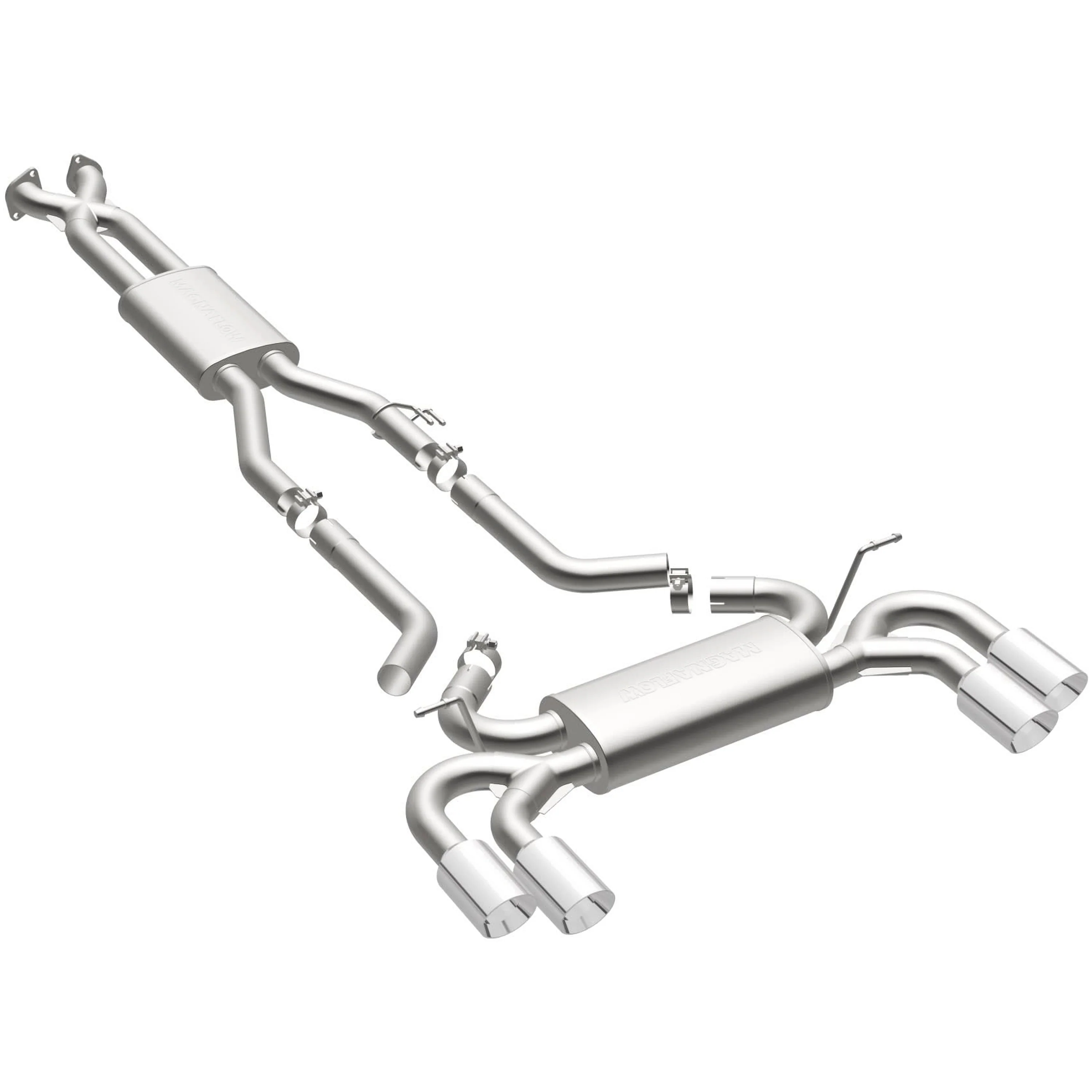 MagnaFlow 2010-2016 Hyundai Genesis Coupe 3.8L Street Series Cat-Back Performance Exhaust System 16507 - Image 2