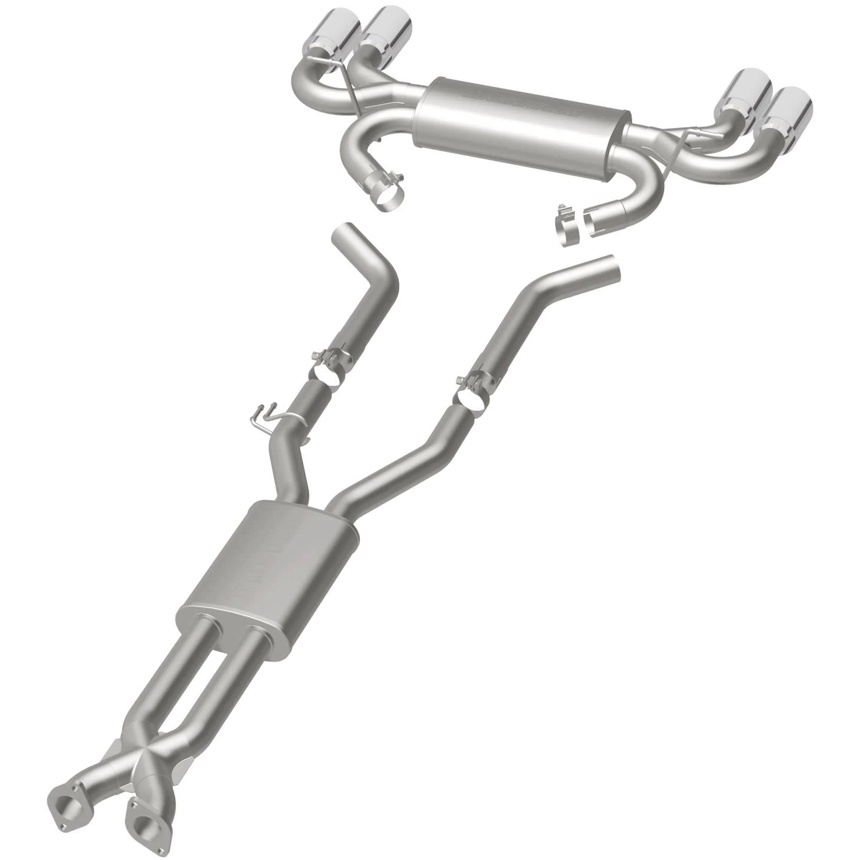 MagnaFlow 2010-2016 Hyundai Genesis Coupe 3.8L Street Series Cat-Back Performance Exhaust System 16507 - Image 3