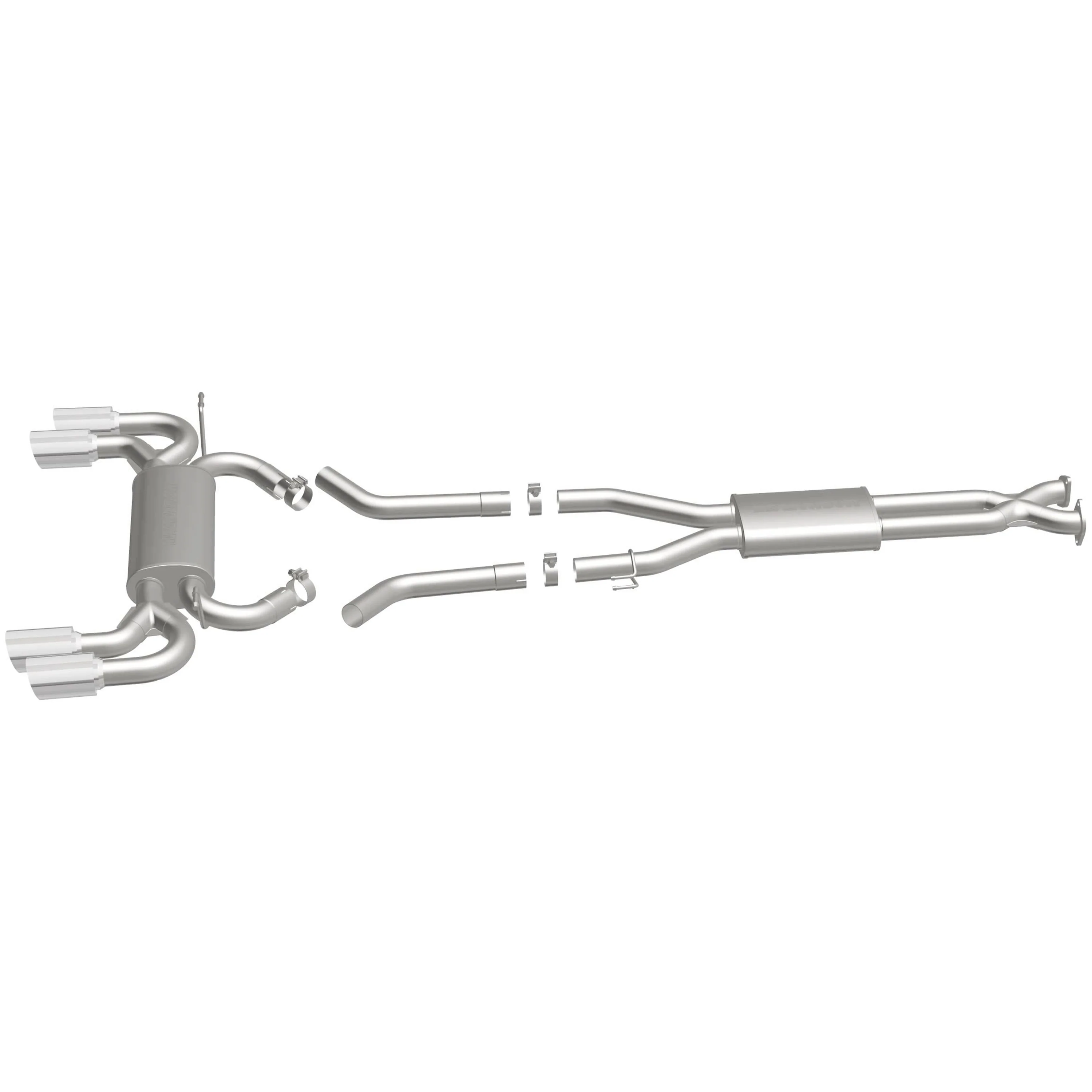 MagnaFlow 2010-2016 Hyundai Genesis Coupe 3.8L Street Series Cat-Back Performance Exhaust System 16507 - Image 4