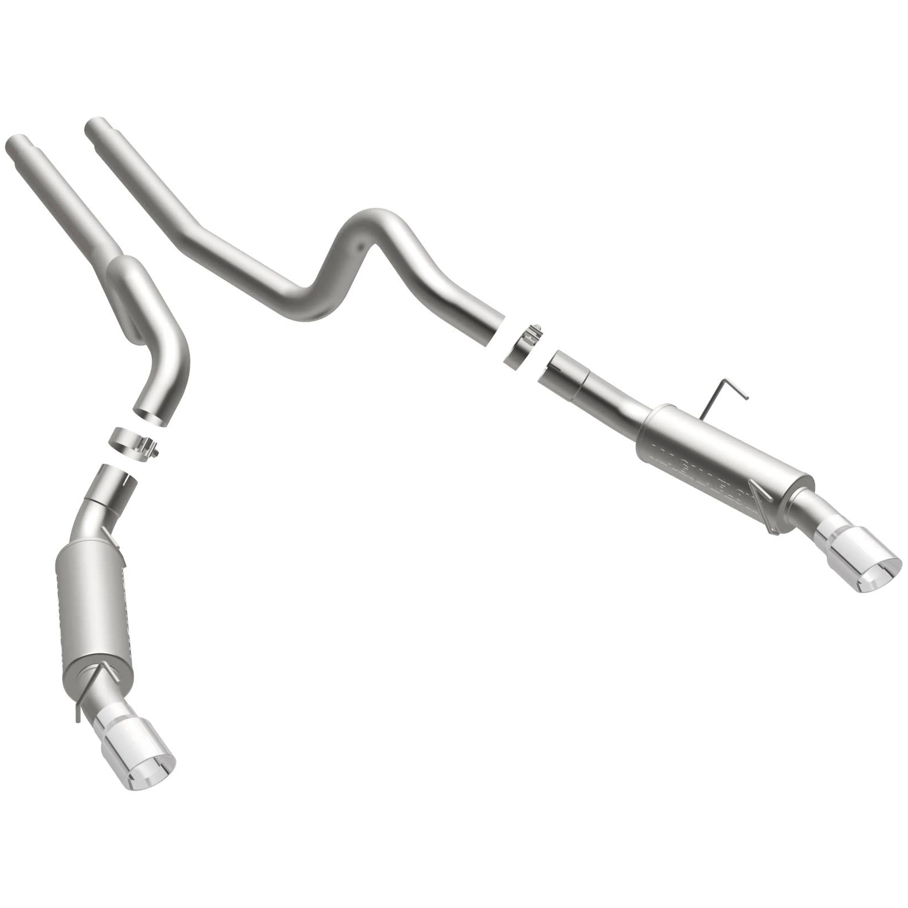 MagnaFlow 2010 Ford Mustang 4.6L | 2010 Ford Mustang 5.4L Competition Series Cat-Back Performance Exhaust System 16572 - Image 2