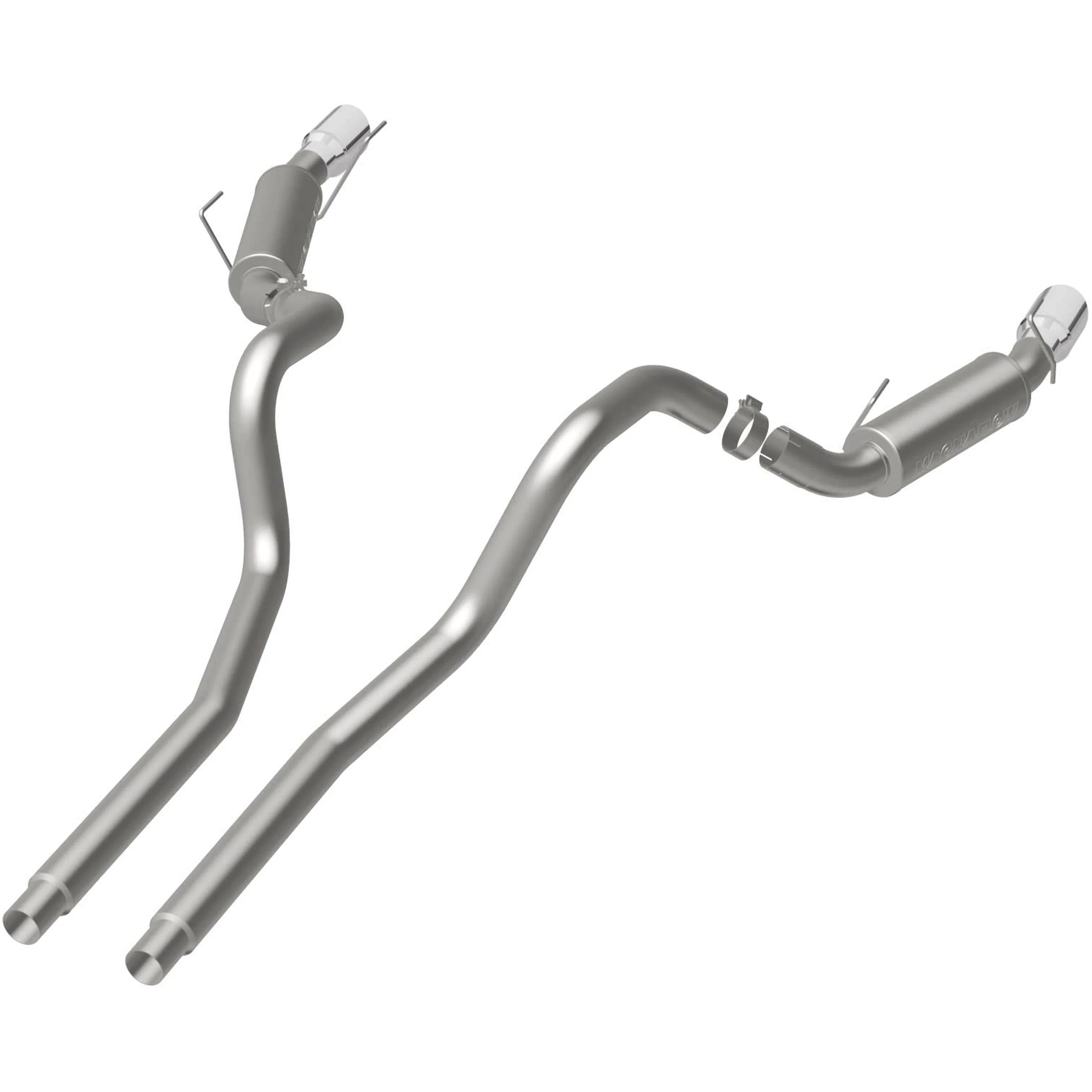 MagnaFlow 2010 Ford Mustang 4.6L | 2010 Ford Mustang 5.4L Competition Series Cat-Back Performance Exhaust System 16572 - Image 3