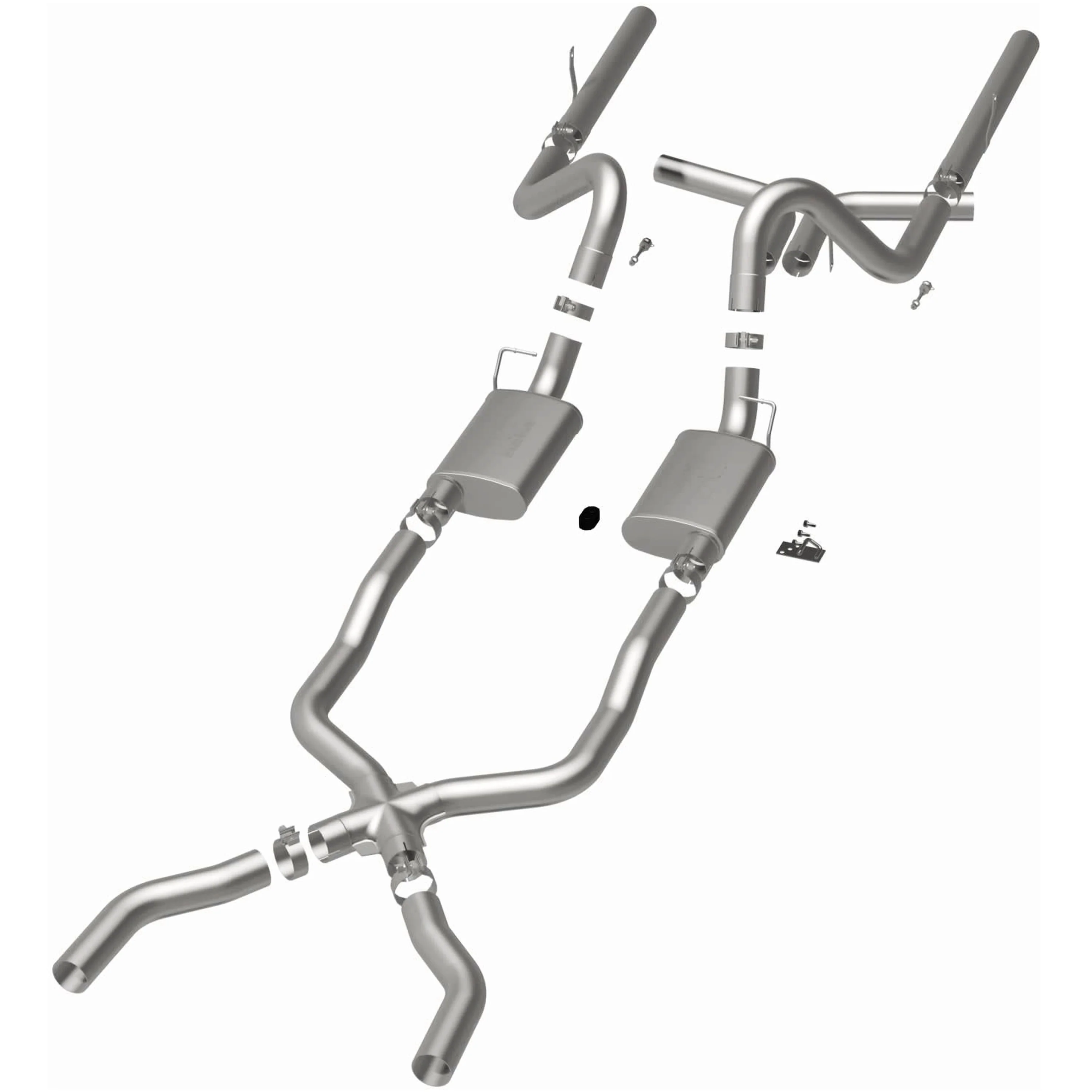 MagnaFlow 1955-1957 Chevrolet Bel Air 4.3L | 1957 Chevrolet Bel Air 4.6L Street Series Performance Exhaust System 16596 - Image 3