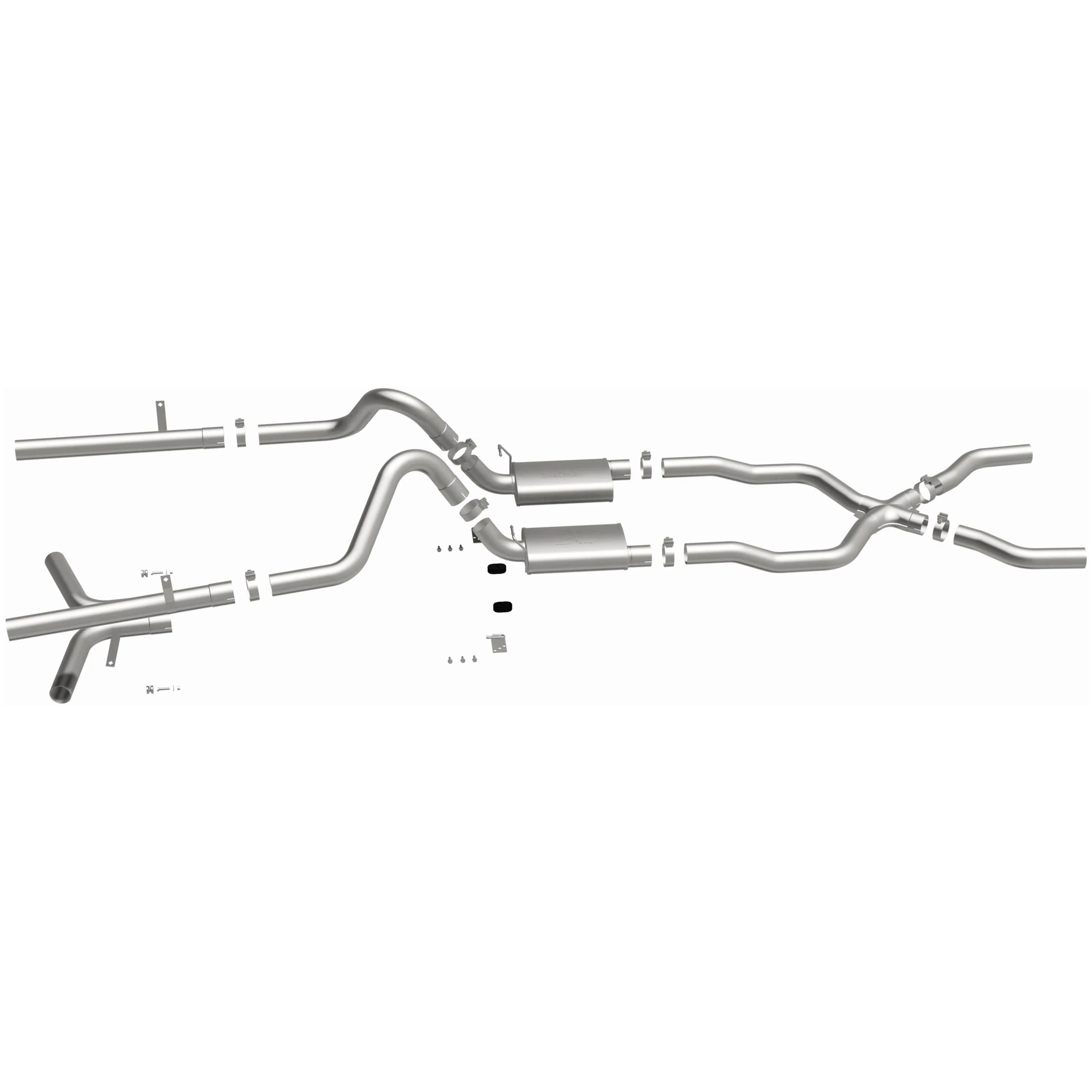 MagnaFlow 1955-1957 Chevrolet Bel Air 4.3L | 1957 Chevrolet Bel Air 4.6L Street Series Performance Exhaust System 16596 - Image 4