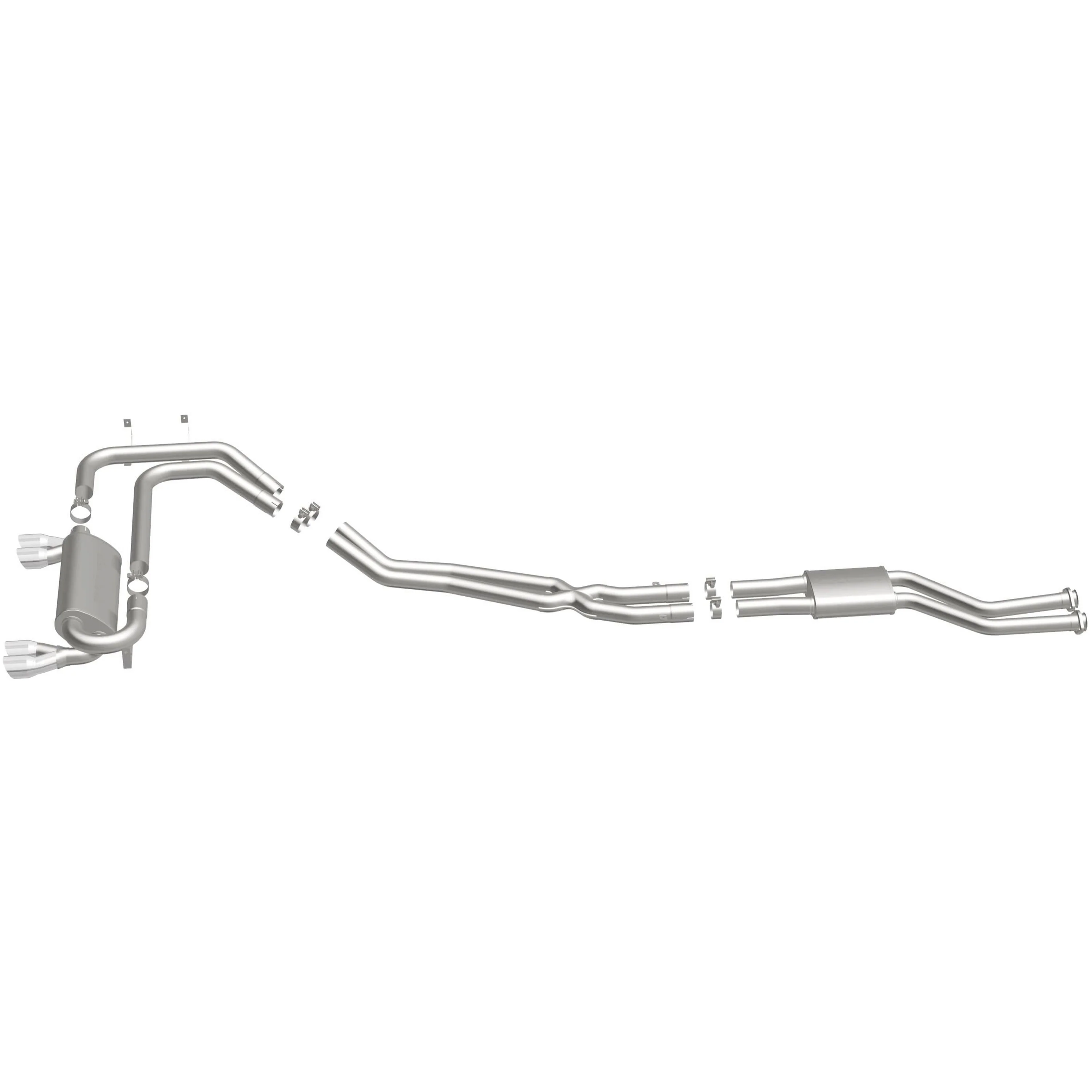 MagnaFlow 2001-2006 BMW M3 3.2L Sport Series Cat-Back Performance Exhaust System 16602 - Image 4
