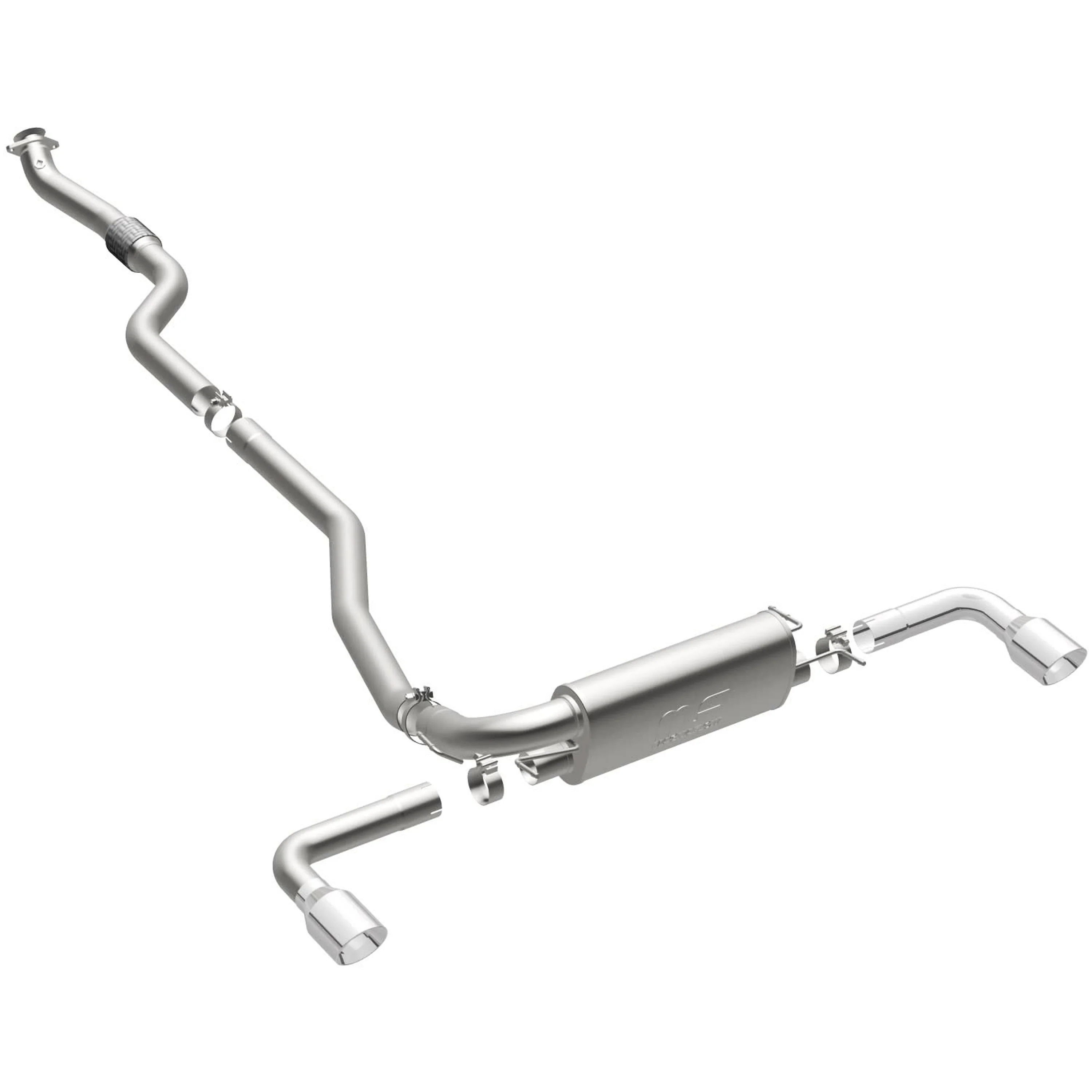 MagnaFlow 2007-2009 Pontiac Solstice GXP 2.0L Street Series Cat-Back Performance Exhaust System 16645 - Image 2