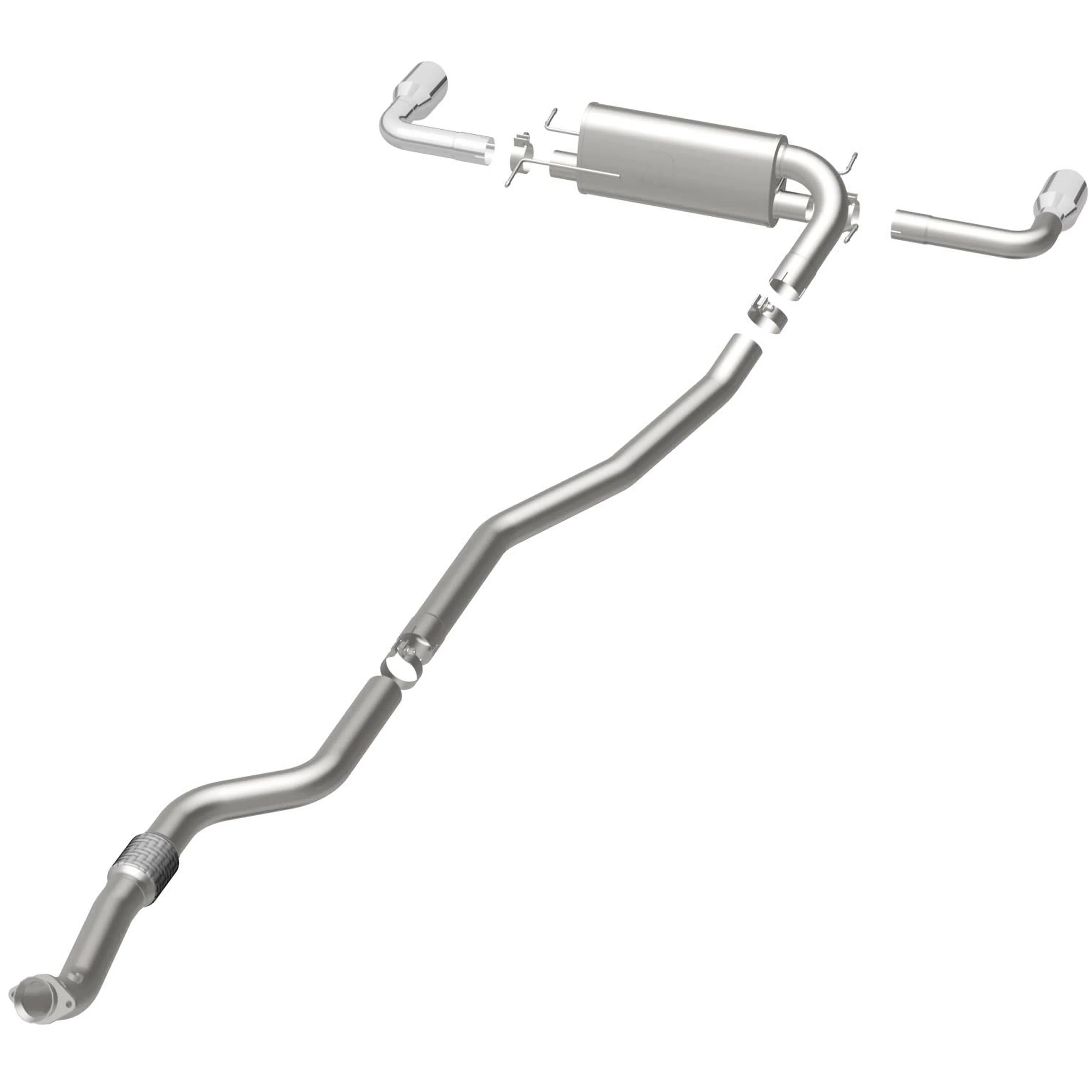 MagnaFlow 2007-2009 Pontiac Solstice GXP 2.0L Street Series Cat-Back Performance Exhaust System 16645 - Image 3