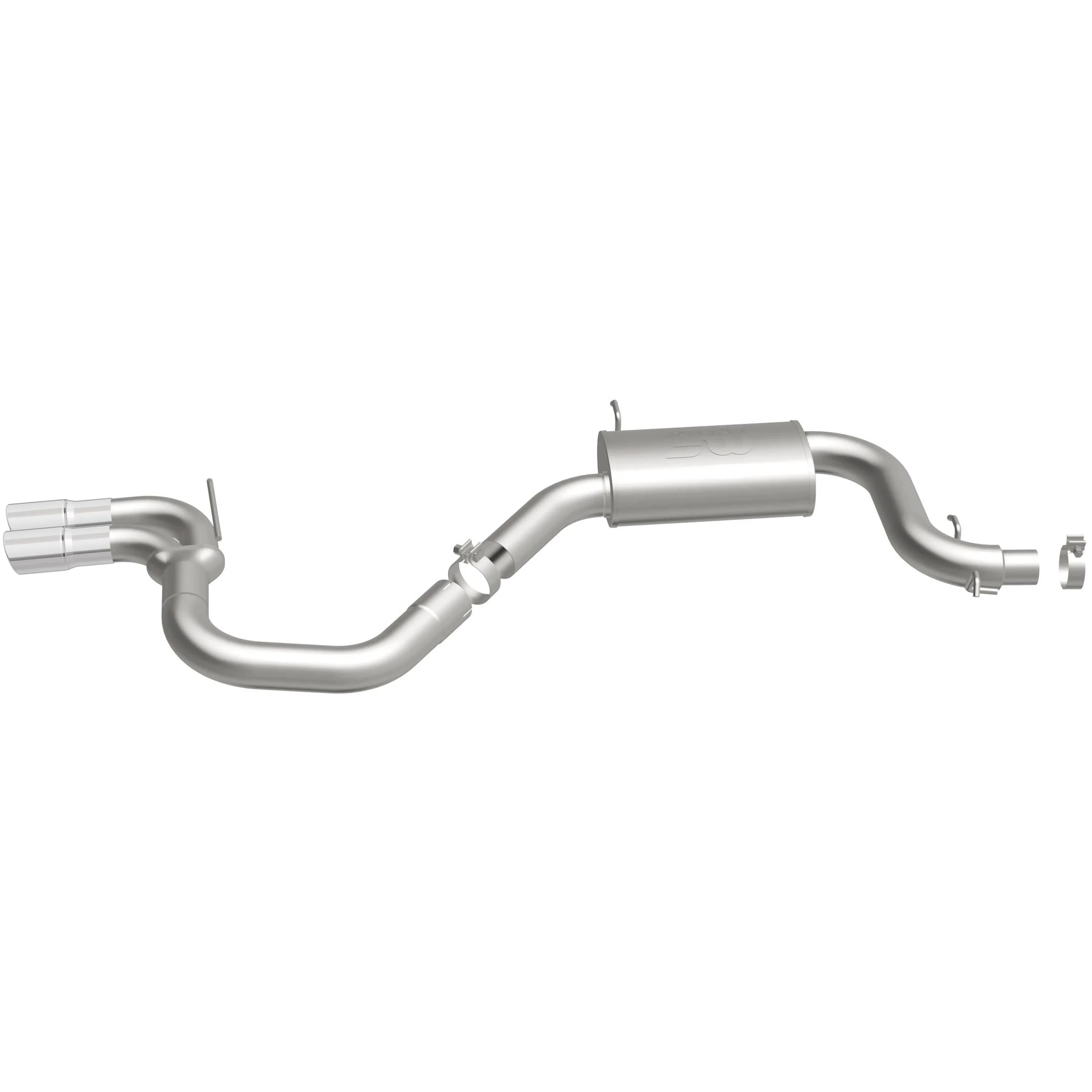 MagnaFlow 2006-2009 Volkswagen GTI 2.0L Touring Series Cat-Back Performance Exhaust System 16691 - Image 4