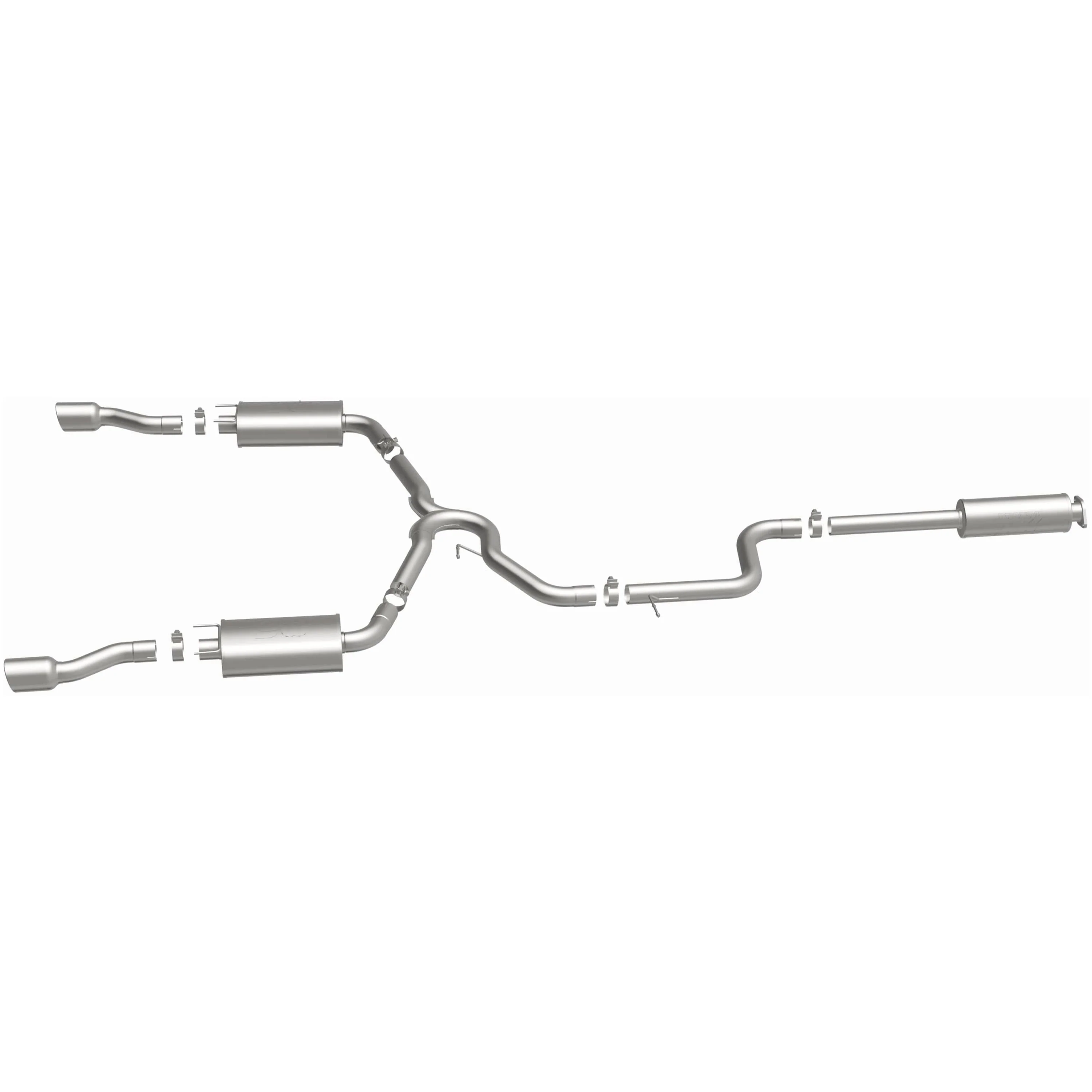 MagnaFlow 2006-2009 Chevrolet Impala SS 5.3L Street Series Cat-Back Performance Exhaust System 16707 - Image 4