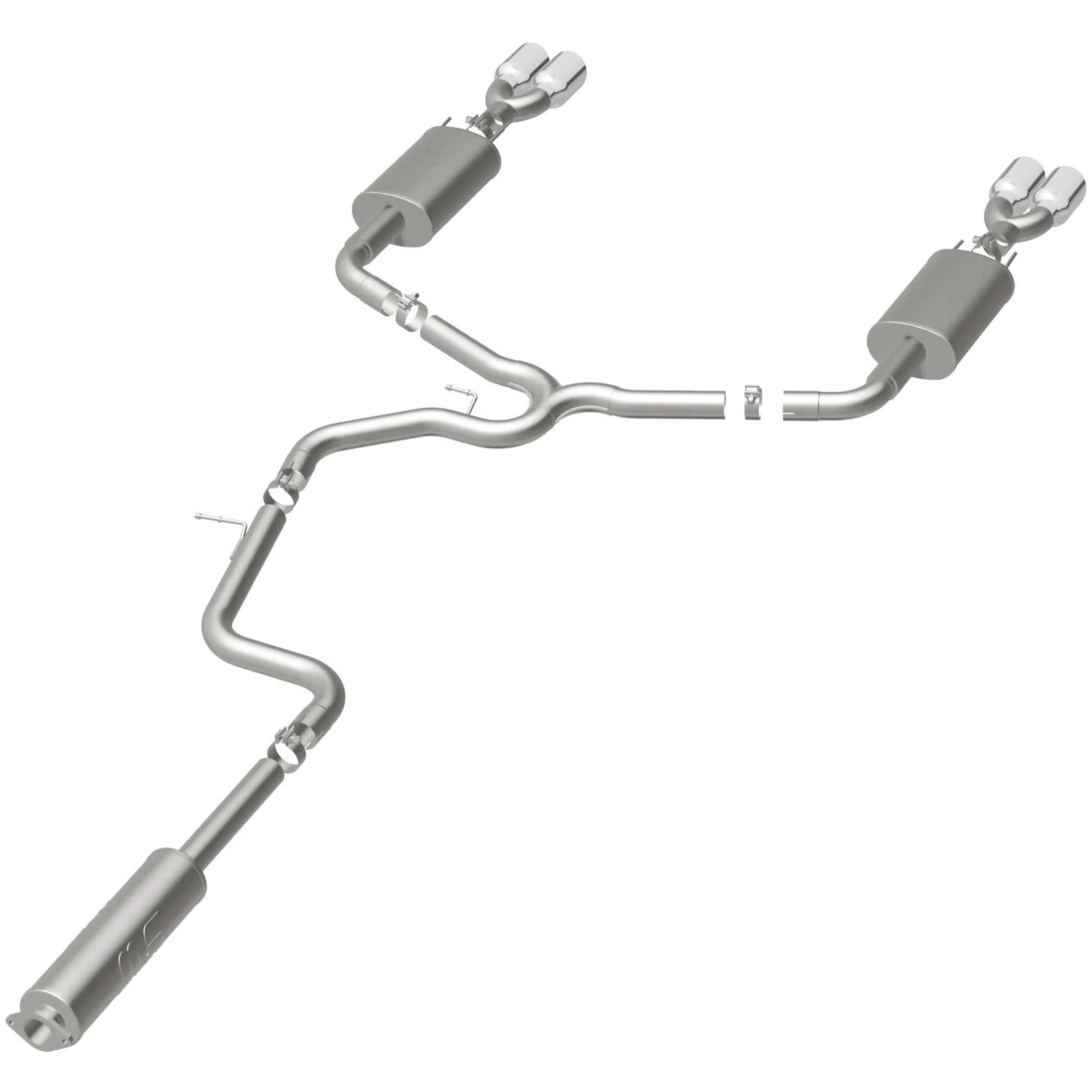 MagnaFlow 2005-2008 Pontiac Grand Prix GXP 5.3L Street Series Cat-Back Performance Exhaust System 16726 - Image 3