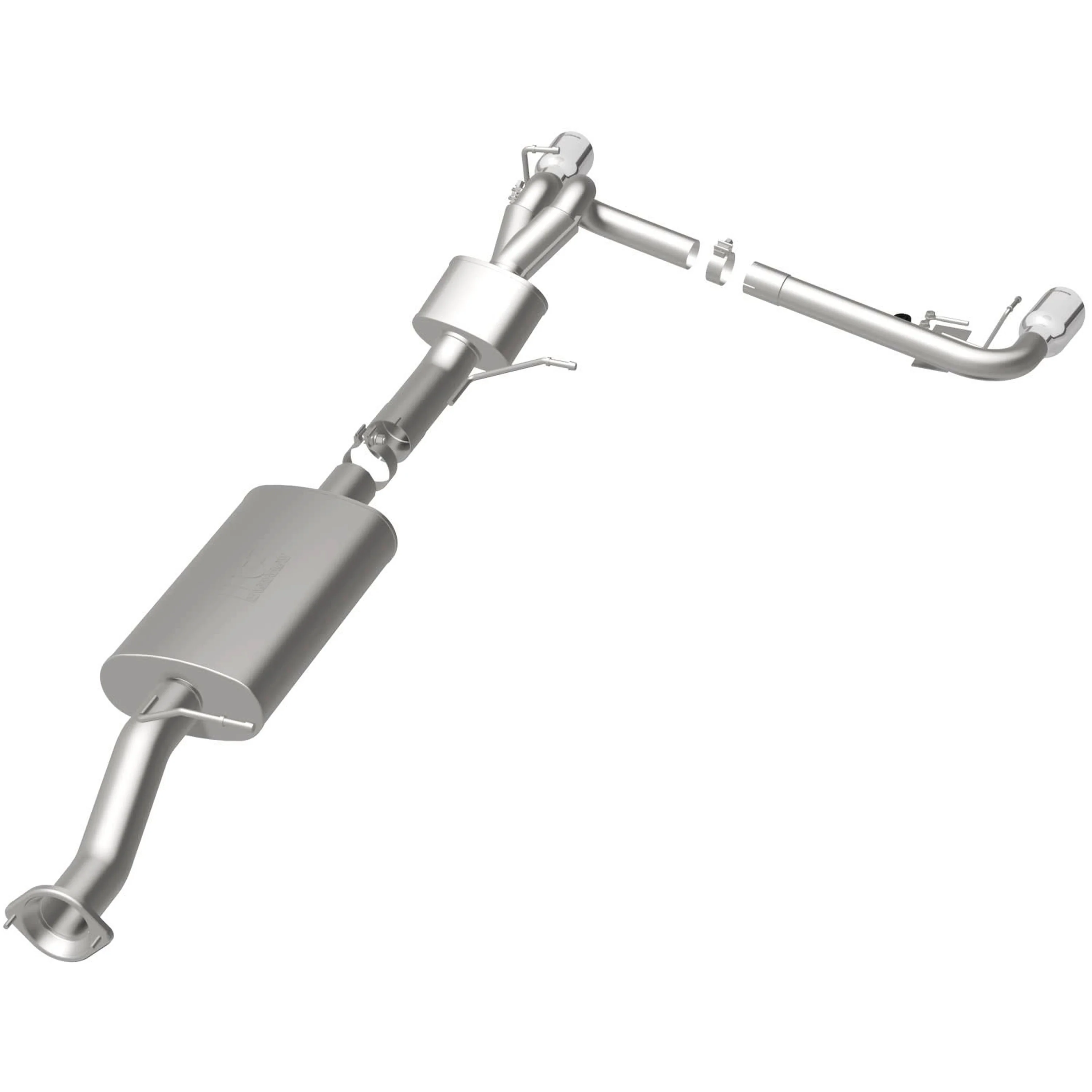 MagnaFlow 2007 Hummer H2 6.0L | 2008 Hummer H2 6.2L Street Series Cat-Back Performance Exhaust System 16772 - Image 3