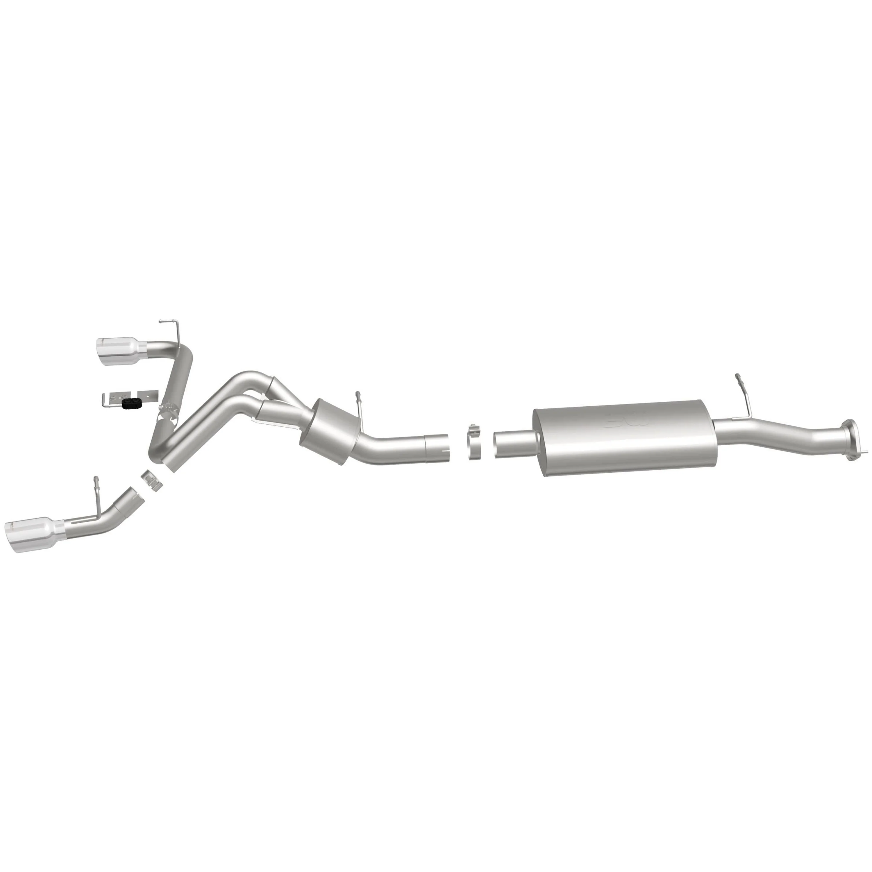 MagnaFlow 2007 Hummer H2 6.0L | 2008 Hummer H2 6.2L Street Series Cat-Back Performance Exhaust System 16772 - Image 4