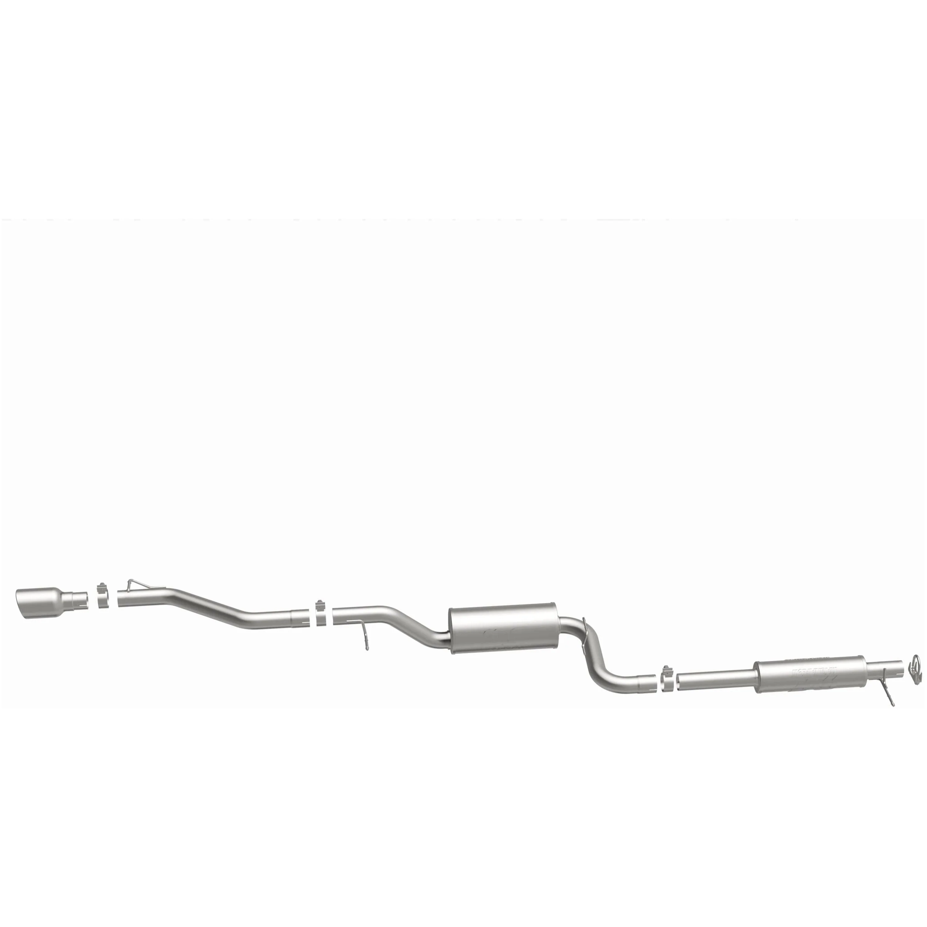 MagnaFlow 2007-2009 Mazda 3 2.0L | 2007-2009 Mazda 3 S 2.3L Street Series Cat-Back Performance Exhaust System 16786 - Image 4