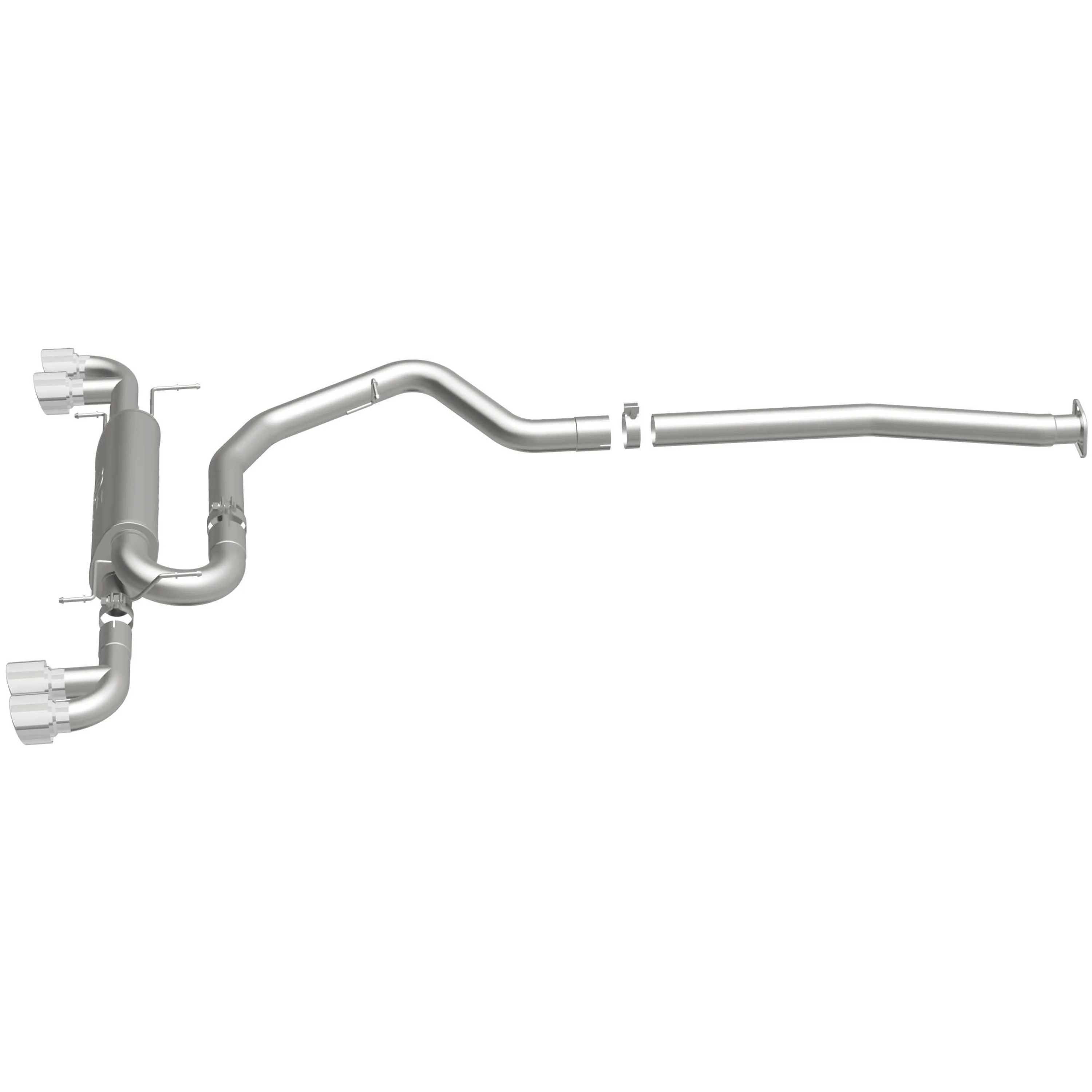MagnaFlow 2008-2014 Subaru Impreza 2.5L Street Series Cat-Back Performance Exhaust System 16824 - Image 4