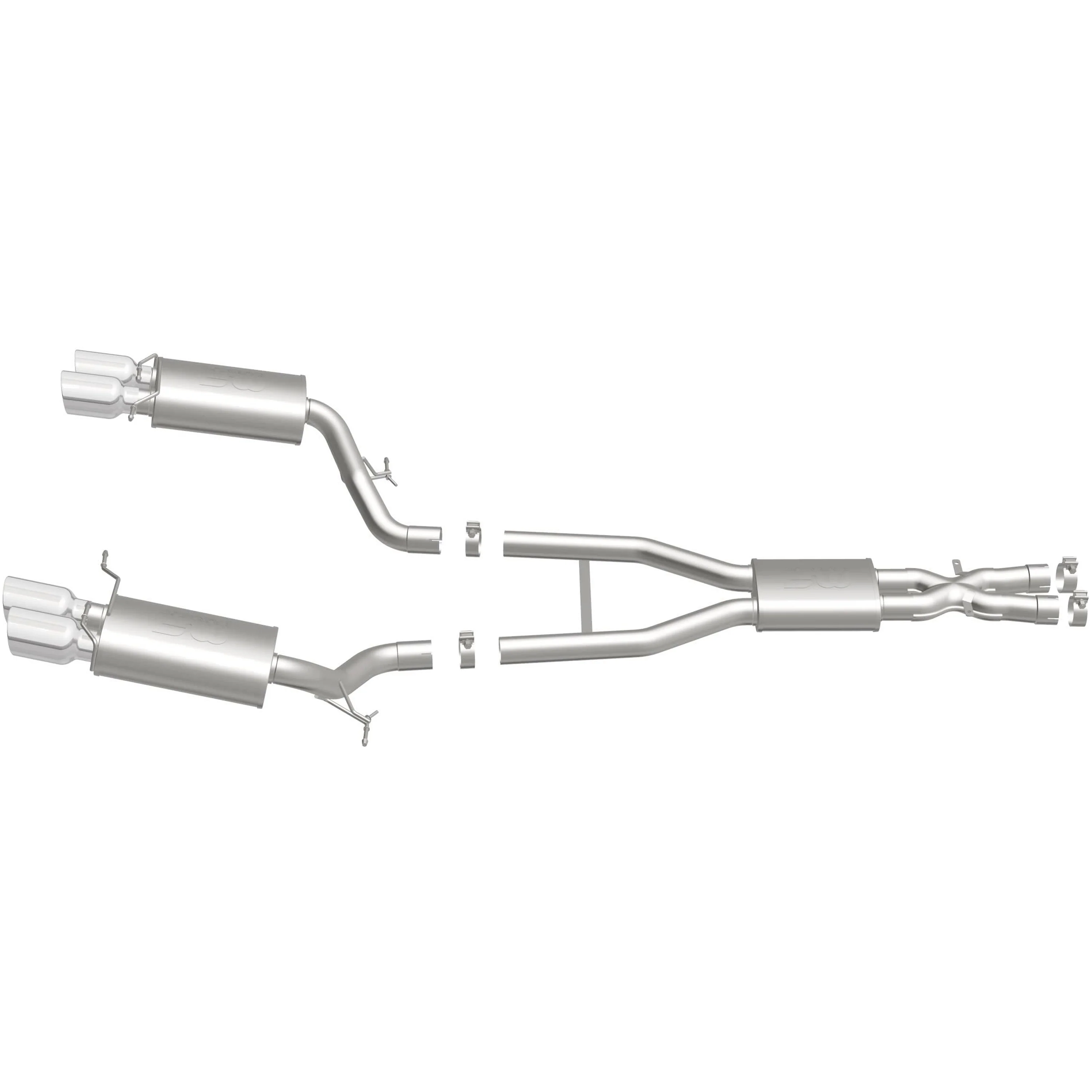 MagnaFlow 2006-2010 BMW M5 5.0L Touring Series Cat-Back Performance Exhaust System 16859 - Image 4
