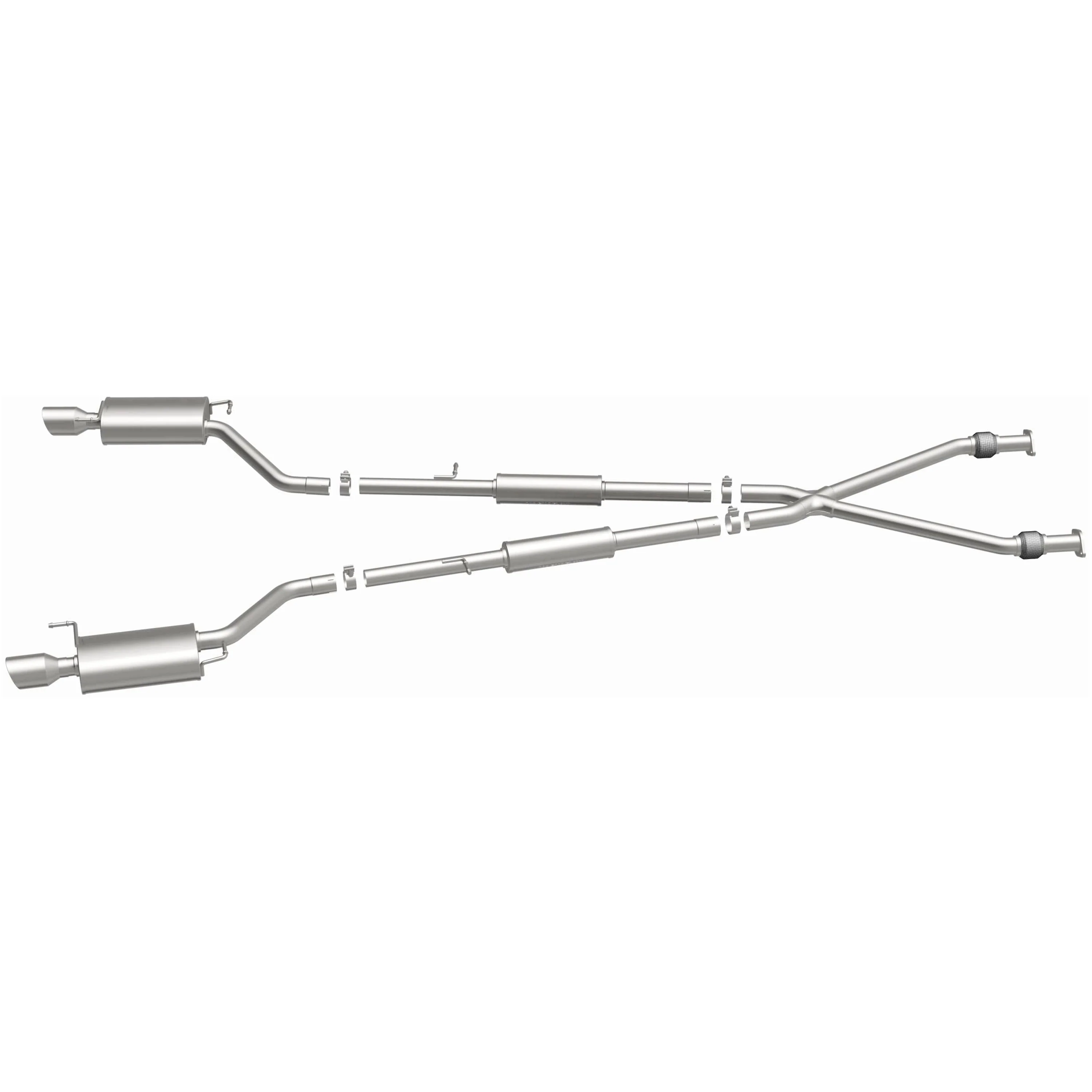 MagnaFlow 2009-2013 INFINITI G37 3.7L | 2007-2008 INFINITI G35 3.5L Street Series Cat-Back Performance Exhaust System 16862 - Image 4