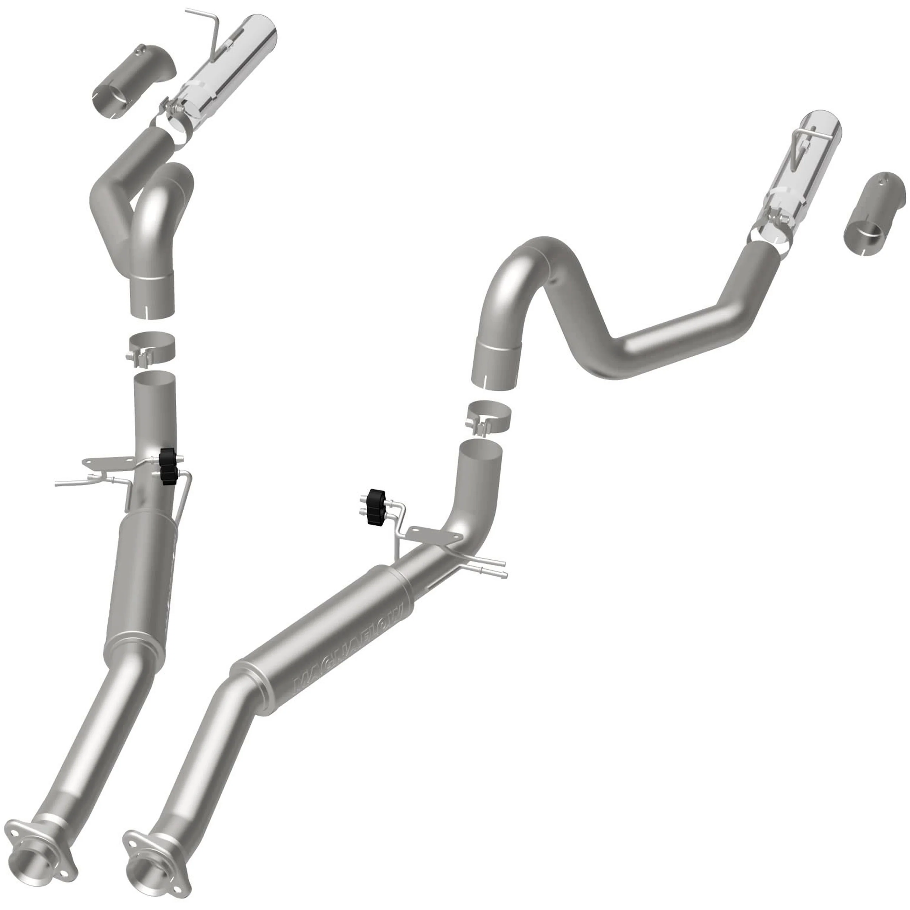 MagnaFlow 1987-1993 Ford Mustang 5.0L Competition Series Cat-Back Performance Exhaust System 16996 - Image 3
