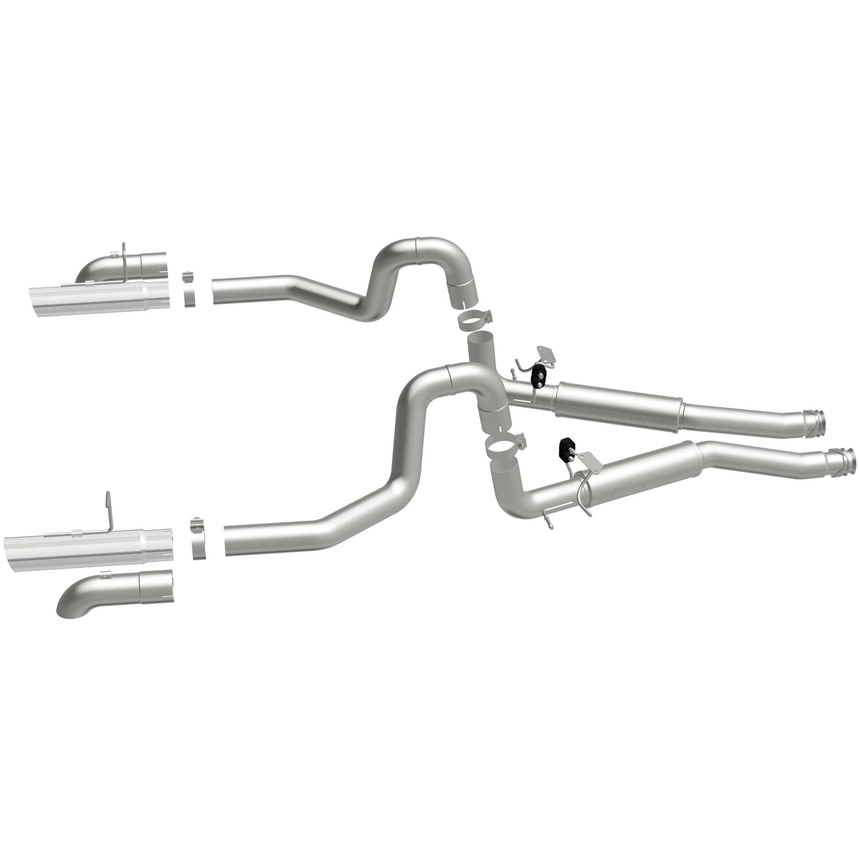 MagnaFlow 1987-1993 Ford Mustang 5.0L Competition Series Cat-Back Performance Exhaust System 16996 - Image 4