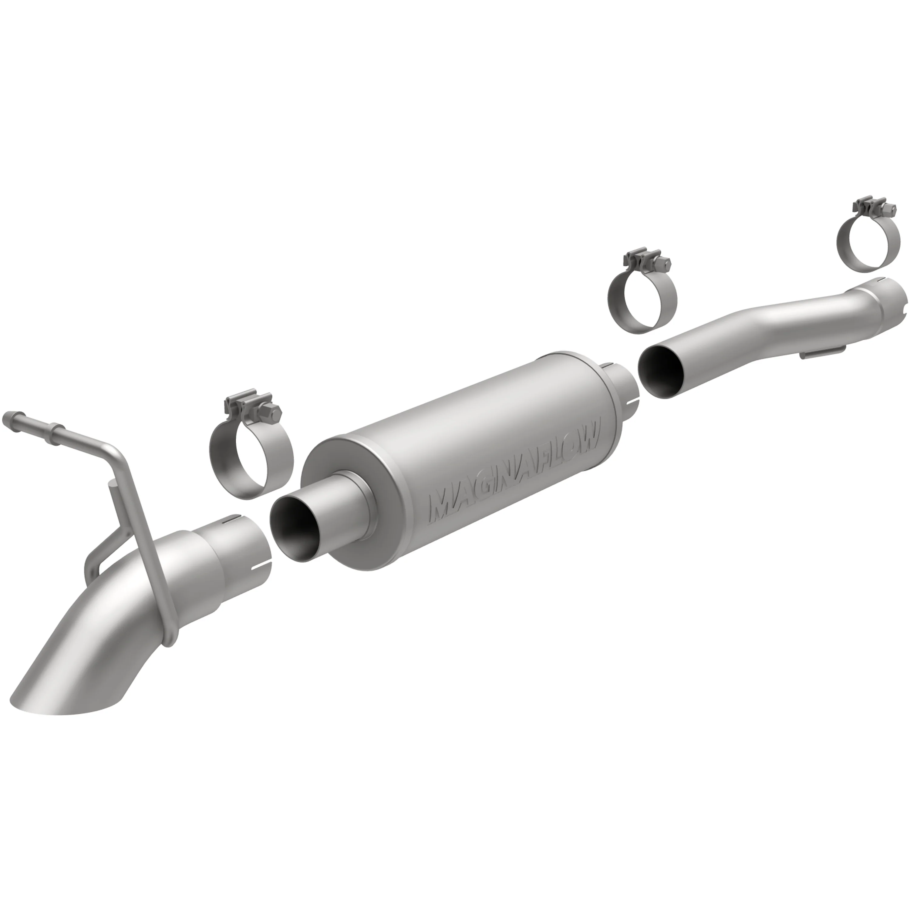 MagnaFlow 2007-2011 Jeep Wrangler 3.8L Off Road Pro Series Cat-Back Performance Exhaust System 17119