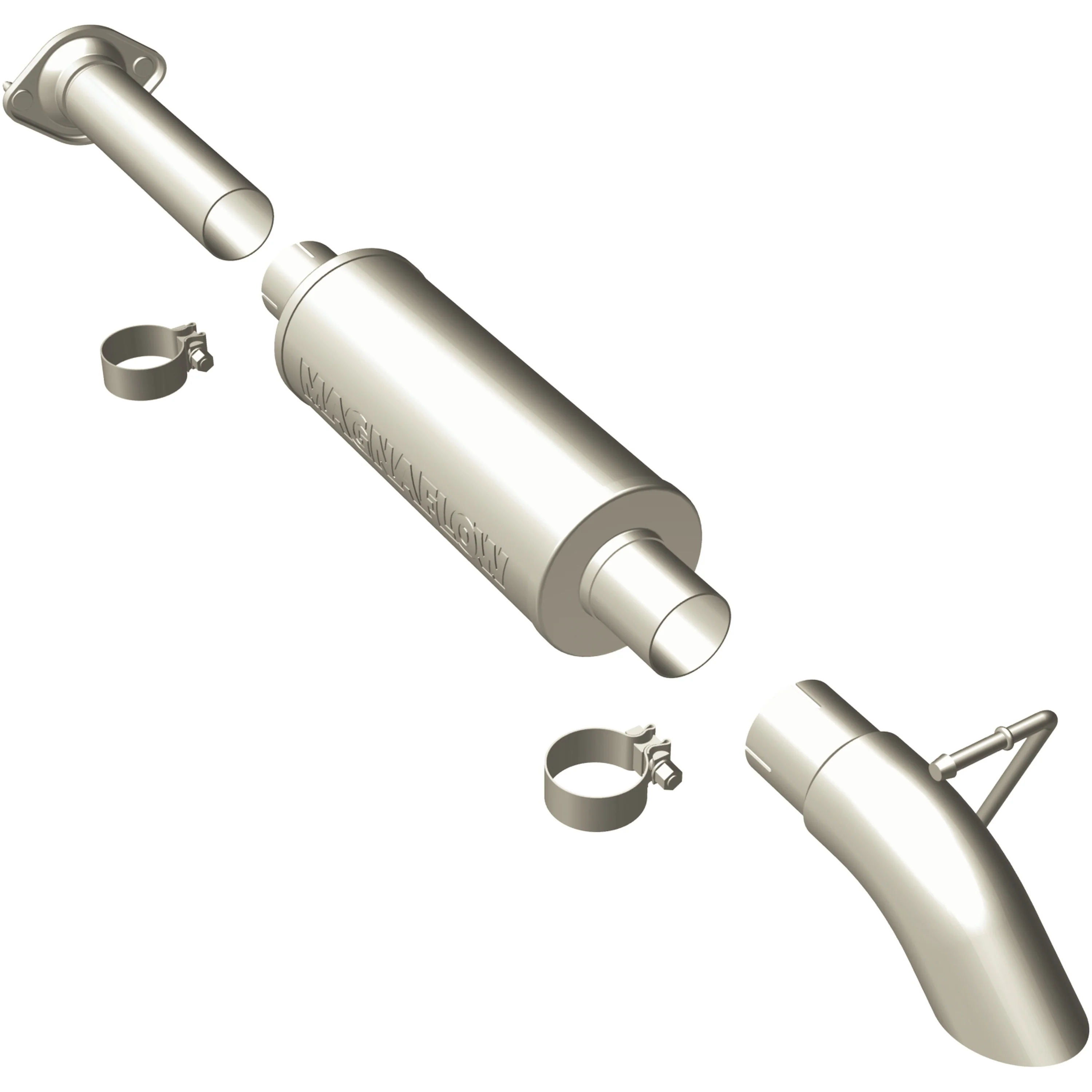 MagnaFlow 2004-2006 Jeep Wrangler 4.0L Off Road Pro Series Cat-Back Performance Exhaust System 17121