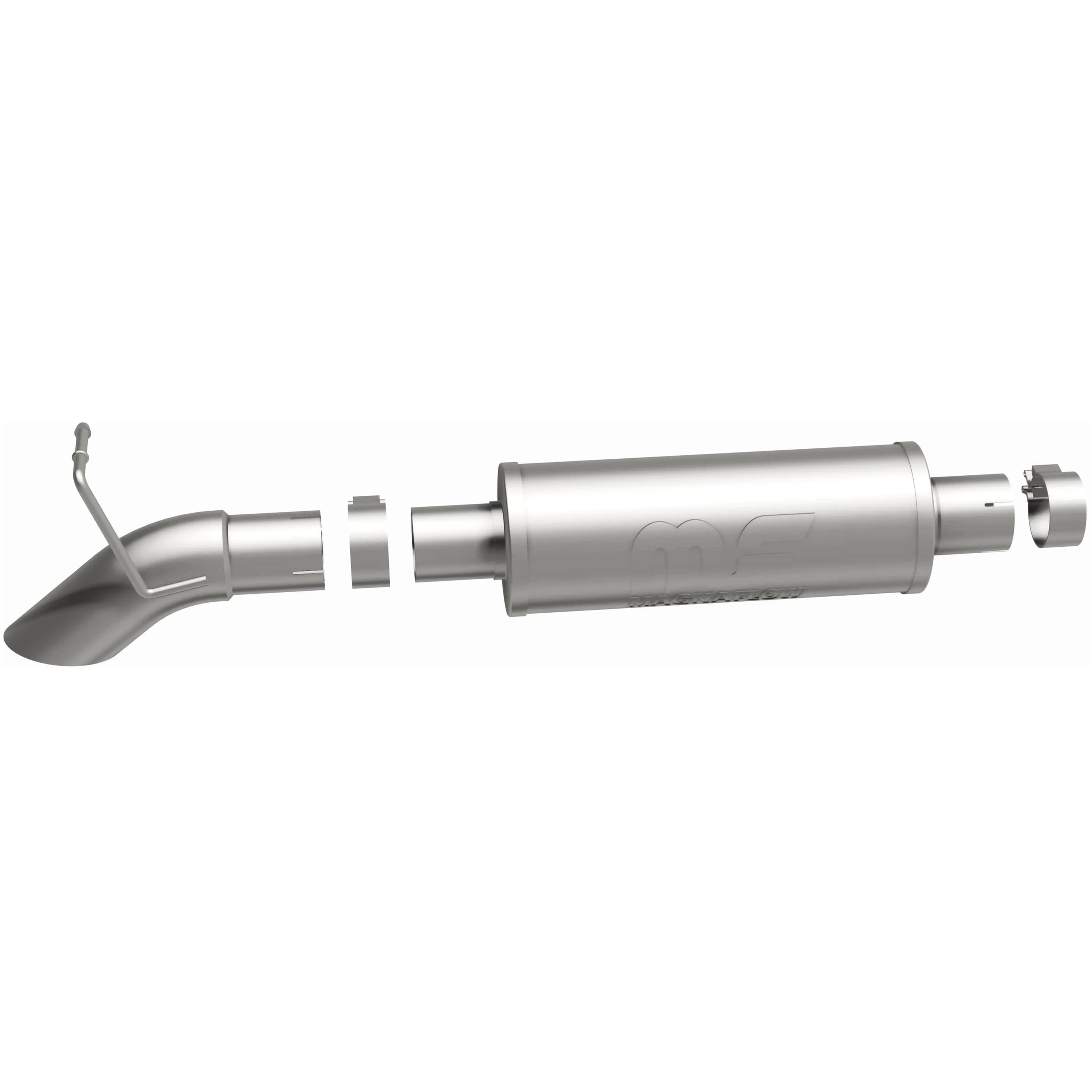 MagnaFlow 1997-1999 Jeep Wrangler 2.5L | 1997-1999 Jeep Wrangler 4.0L Off Road Pro Series Cat-Back Performance Exhaust System 17125 - Image 4