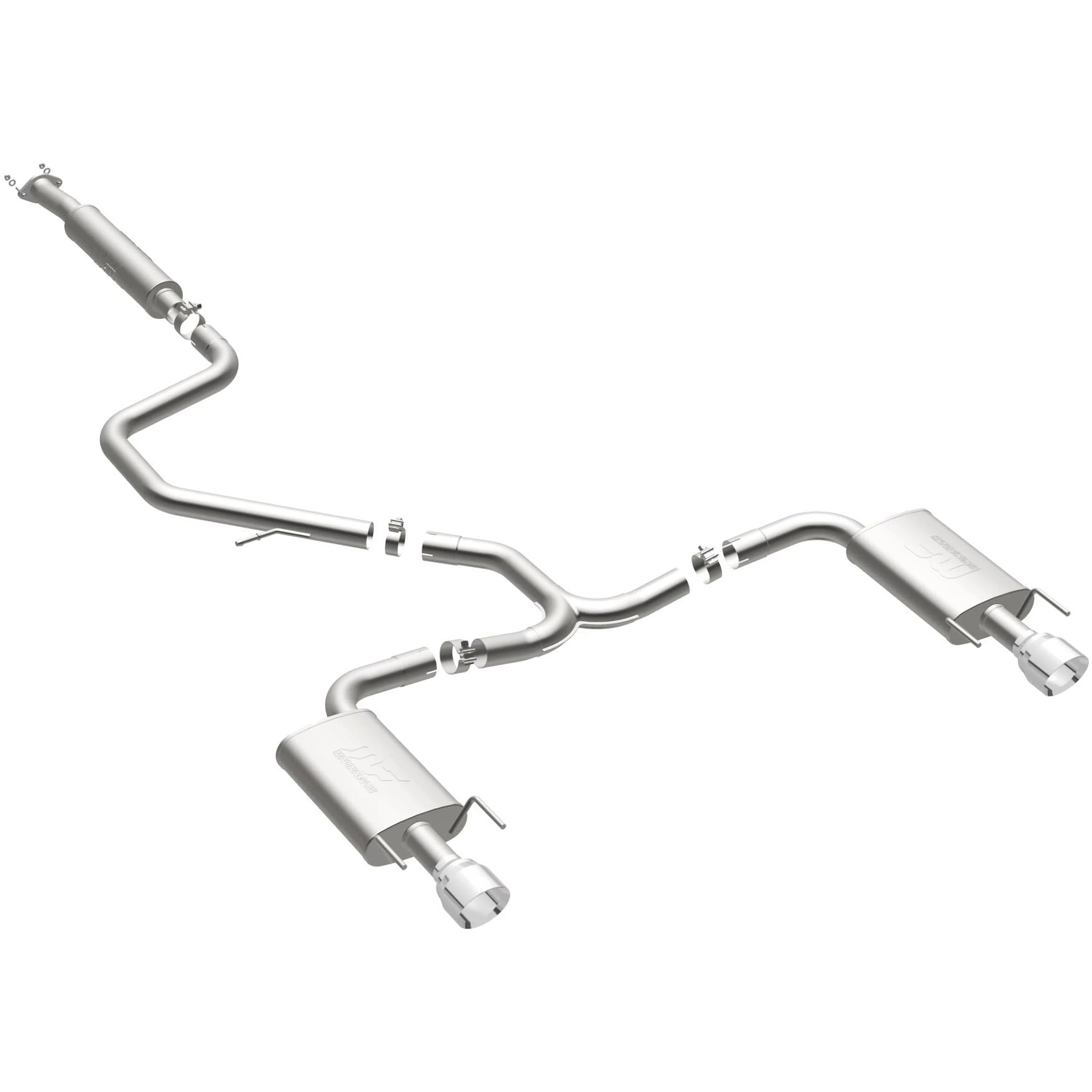 MagnaFlow 2015 Chevrolet Malibu LTZ 2.0L | 2015 Chevrolet Malibu LTZ 2.5L Street Series Cat-Back Performance Exhaust System 19024 - Image 2