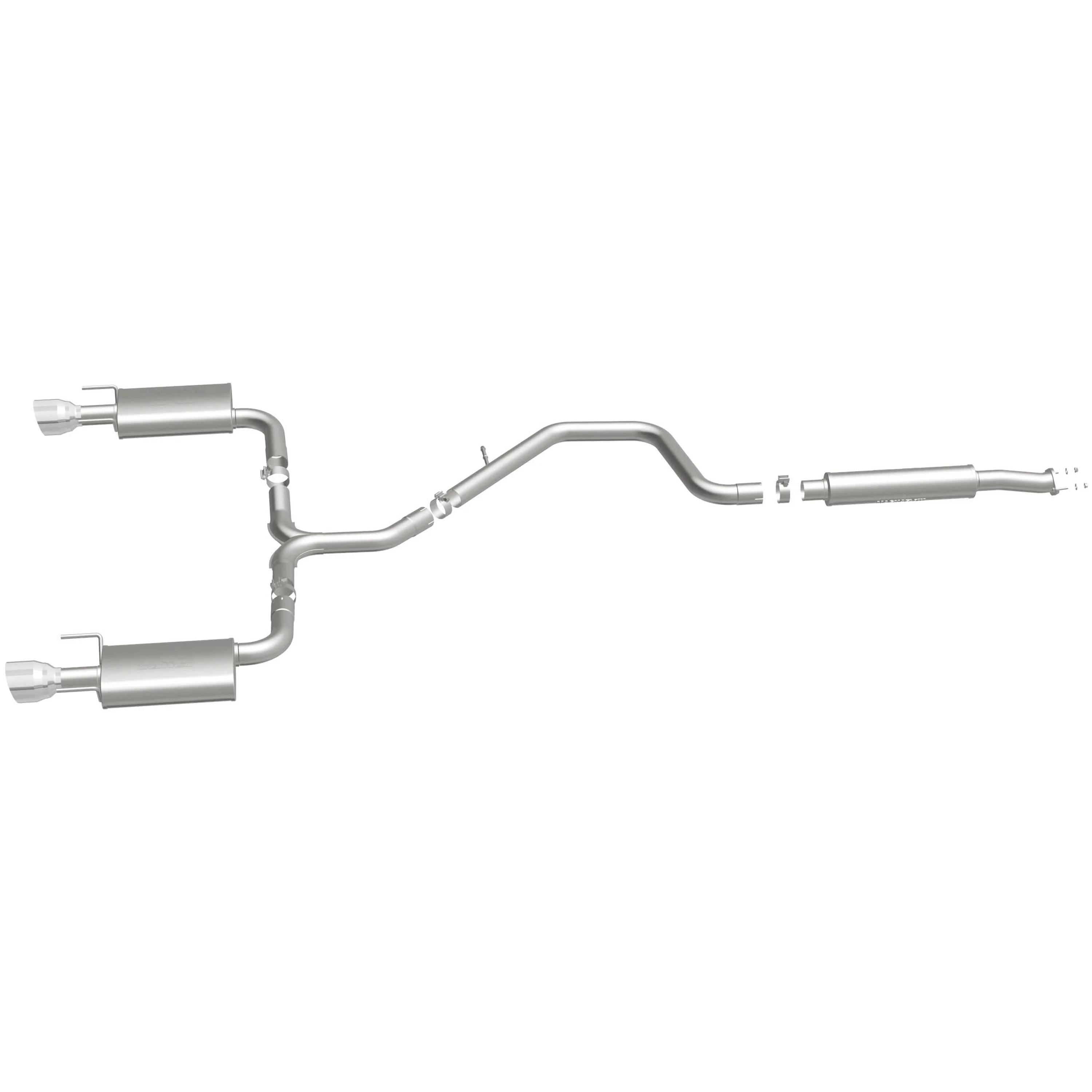 MagnaFlow 2015 Chevrolet Malibu LTZ 2.0L | 2015 Chevrolet Malibu LTZ 2.5L Street Series Cat-Back Performance Exhaust System 19024 - Image 4