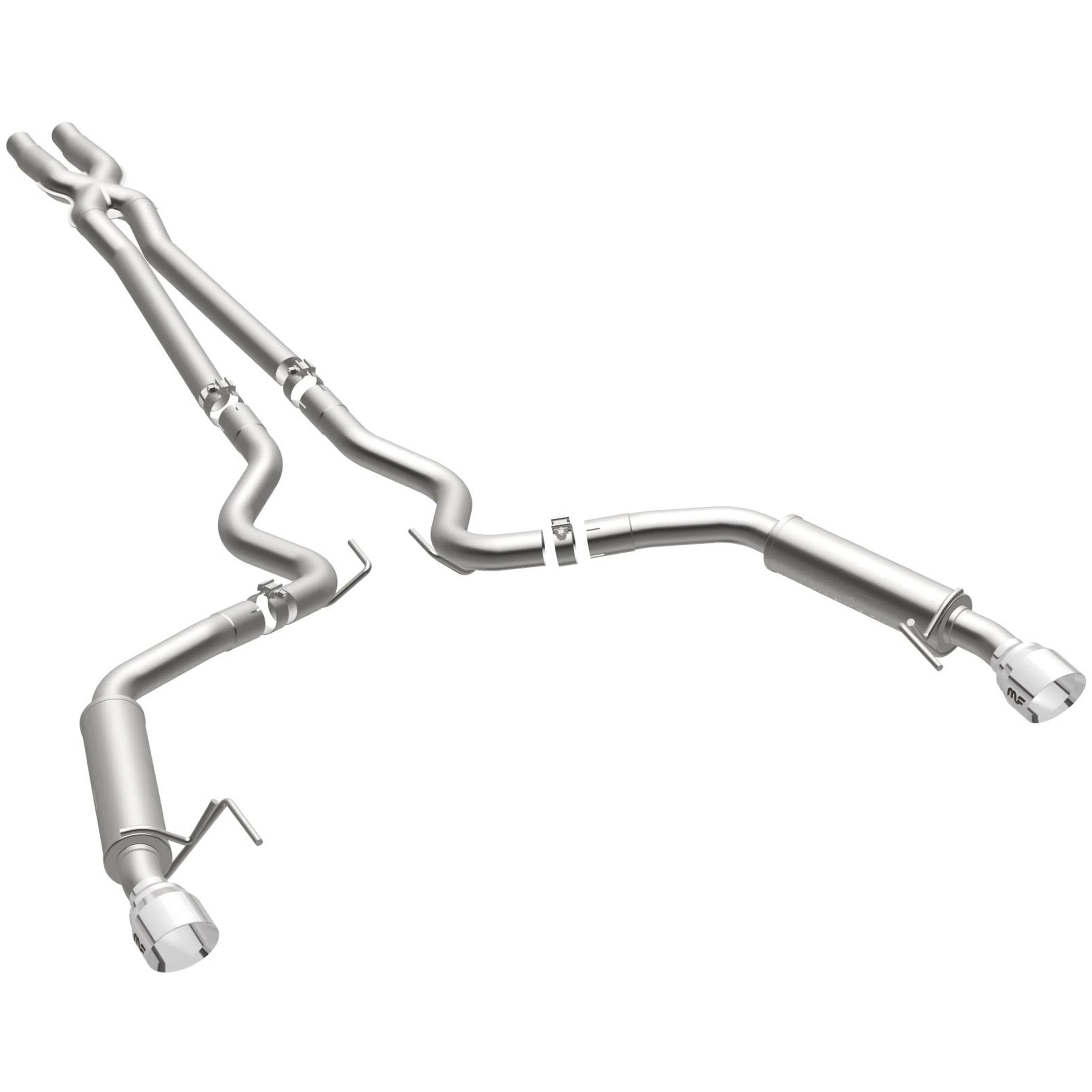 MagnaFlow 2015-2017 Ford Mustang 3.7L Competition Series Cat-Back Performance Exhaust System 19099 - Image 2