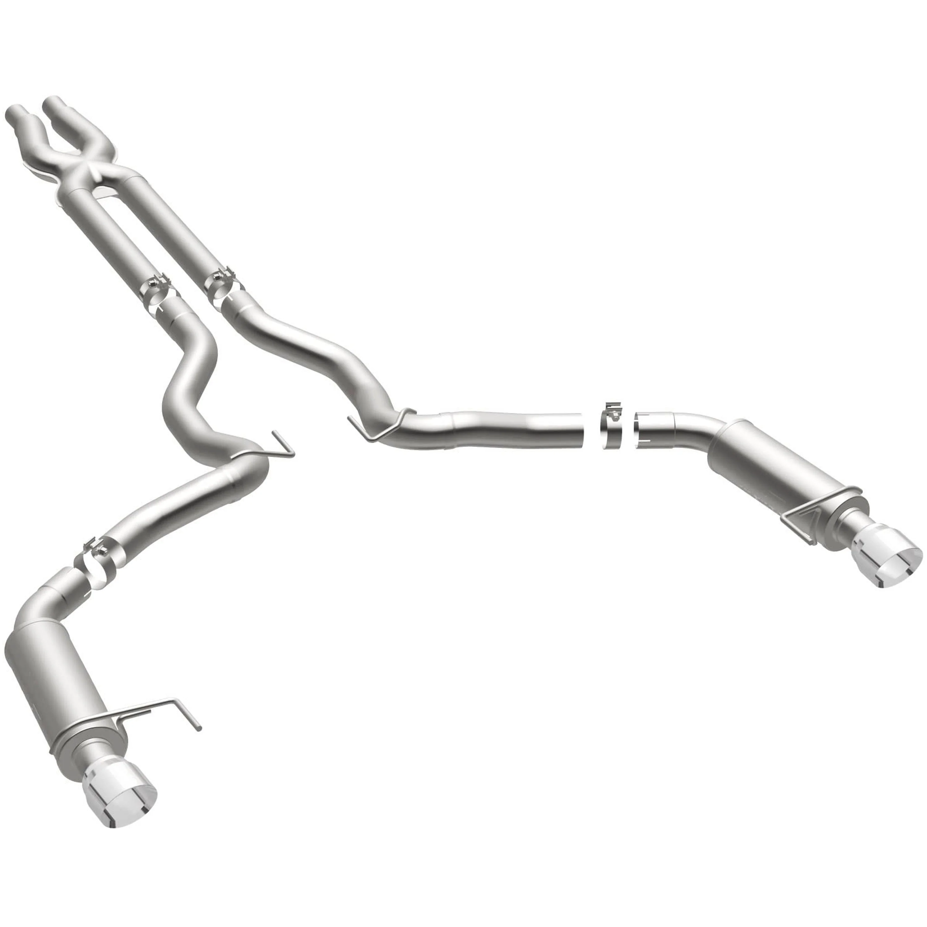 MagnaFlow 2015-2017 Ford Mustang 5.0L Competition Series Cat-Back Performance Exhaust System 19101 - Image 2
