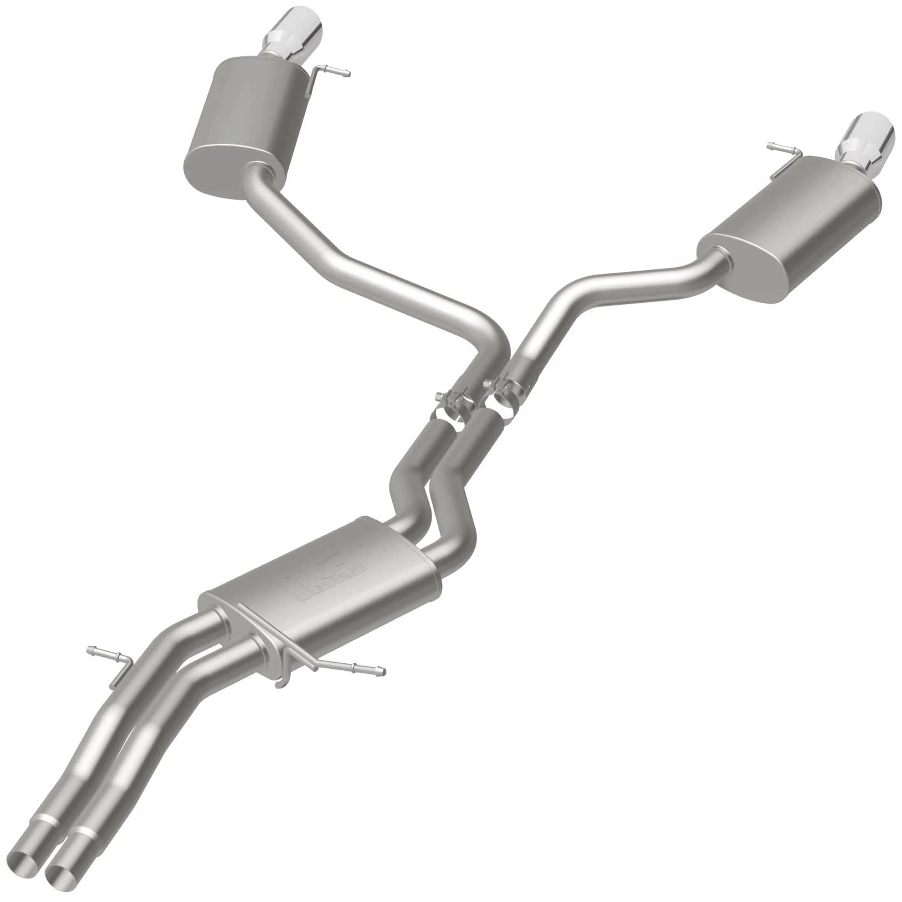 MagnaFlow 2012-2015 Audi A7 Quattro 3.0L | 2012-2015 Audi A6 Quattro 3.0L Touring Series Cat-Back Performance Exhaust System 19159 - Image 3