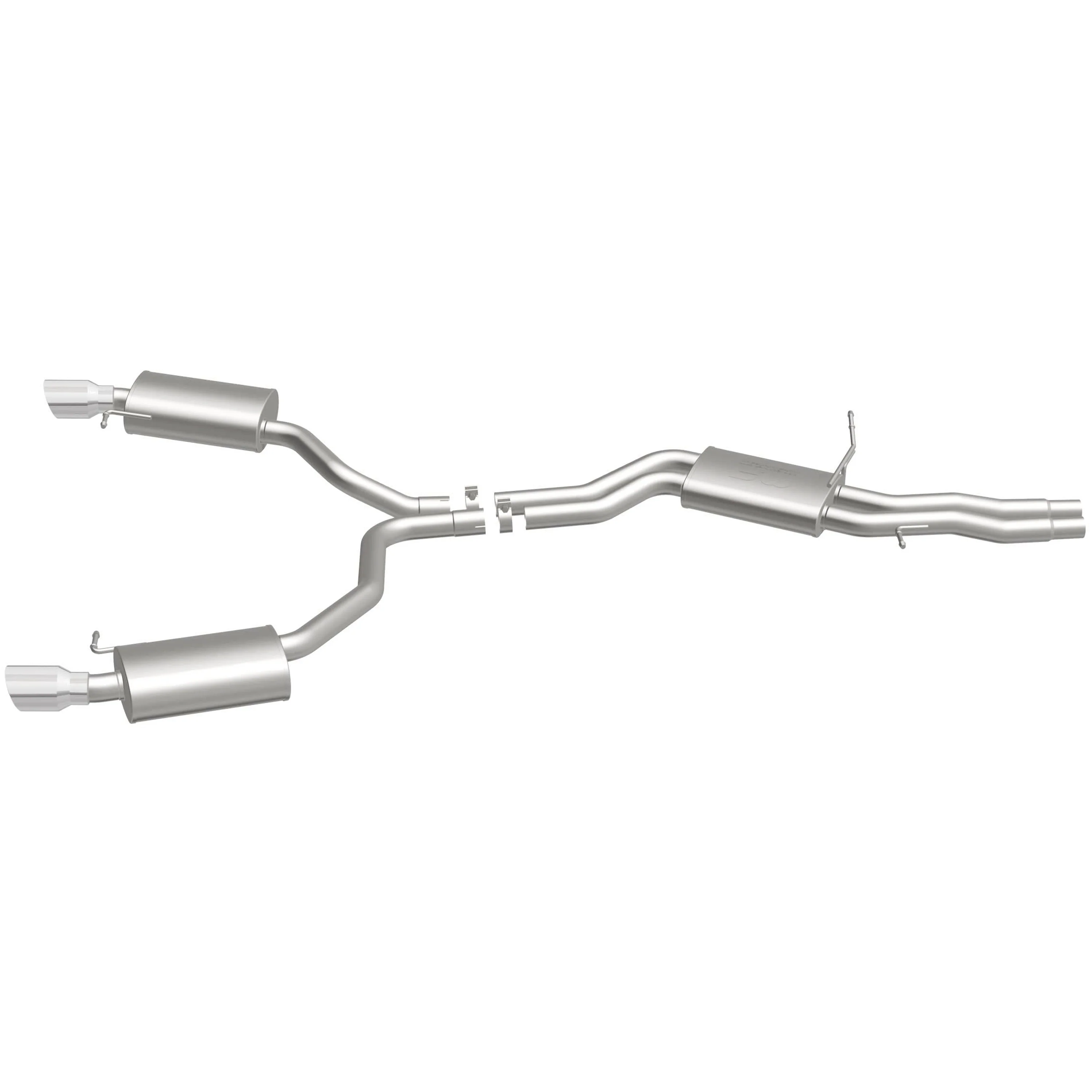 MagnaFlow 2012-2015 Audi A7 Quattro 3.0L | 2012-2015 Audi A6 Quattro 3.0L Touring Series Cat-Back Performance Exhaust System 19159 - Image 4
