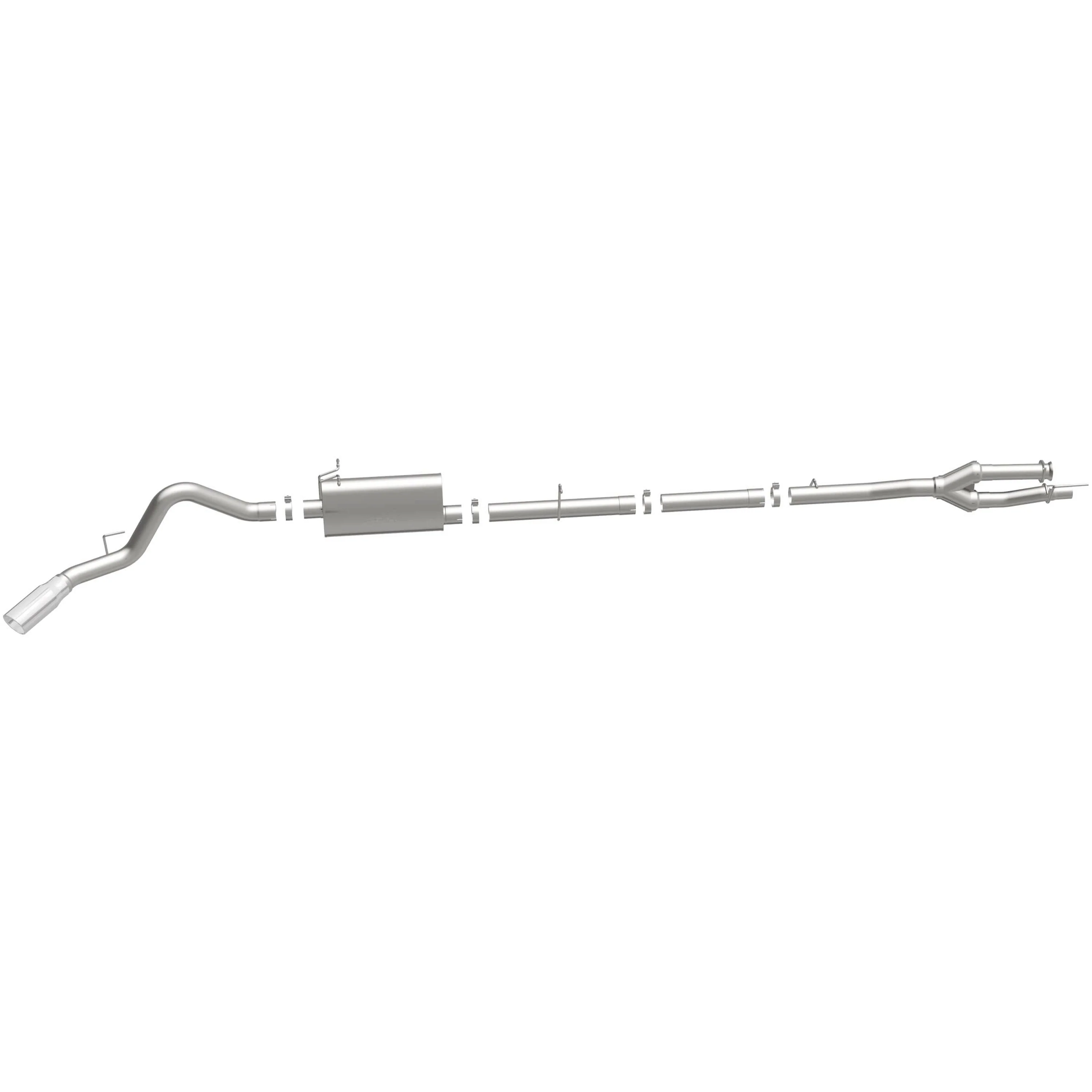 MagnaFlow 2011-2016 Ford F-250 Super Duty 6.2L | 2011-2016 Ford F-350 Super Duty 6.2L Street Series Cat-Back Performance Exhaust System 19174 - Image 4