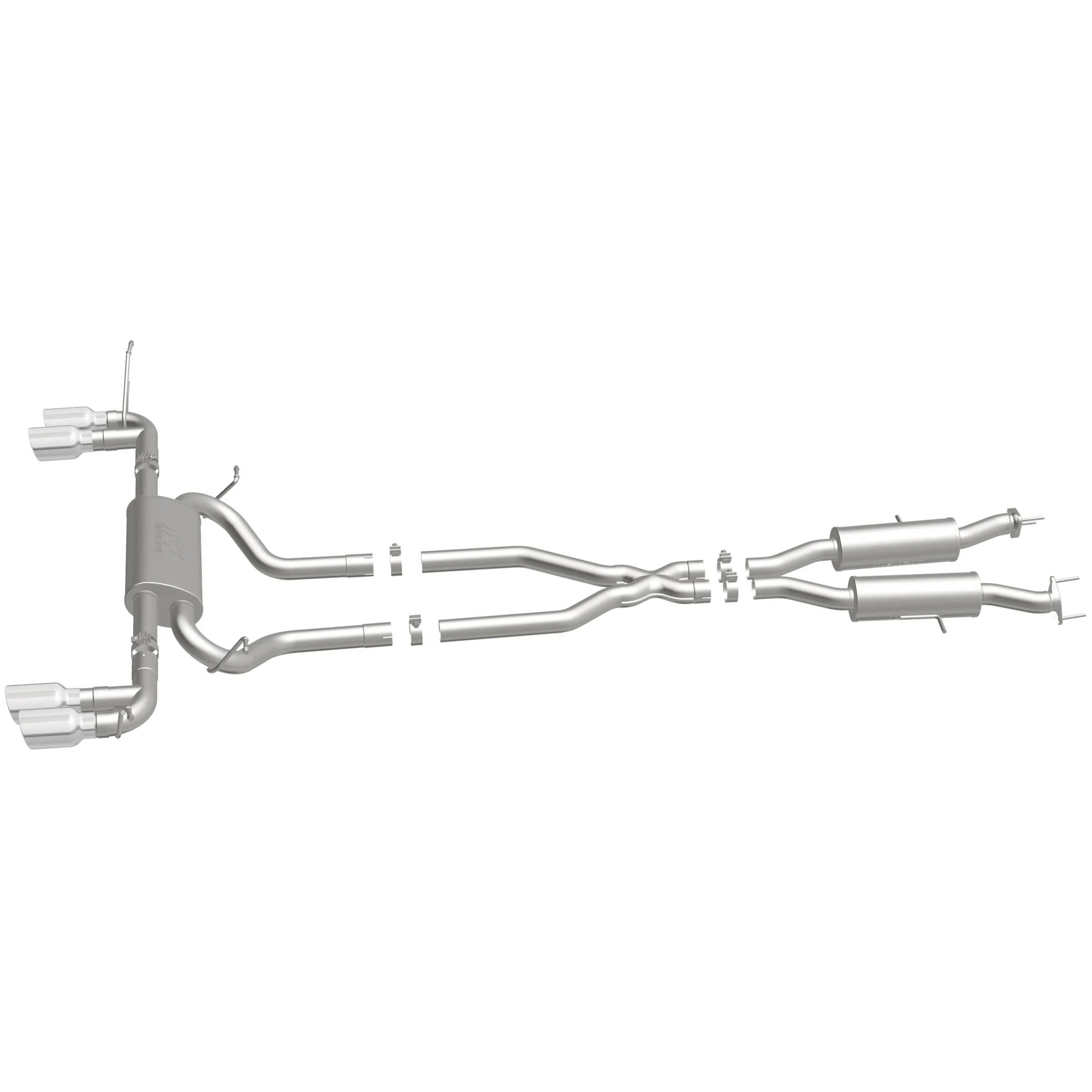 MagnaFlow 2014-2021 Jeep Grand Cherokee Summit 3.6L | 2014-2021 Jeep Grand Cherokee Summit 5.7L Street Series Cat-Back Performance Exhaust System 19193 - Image 4