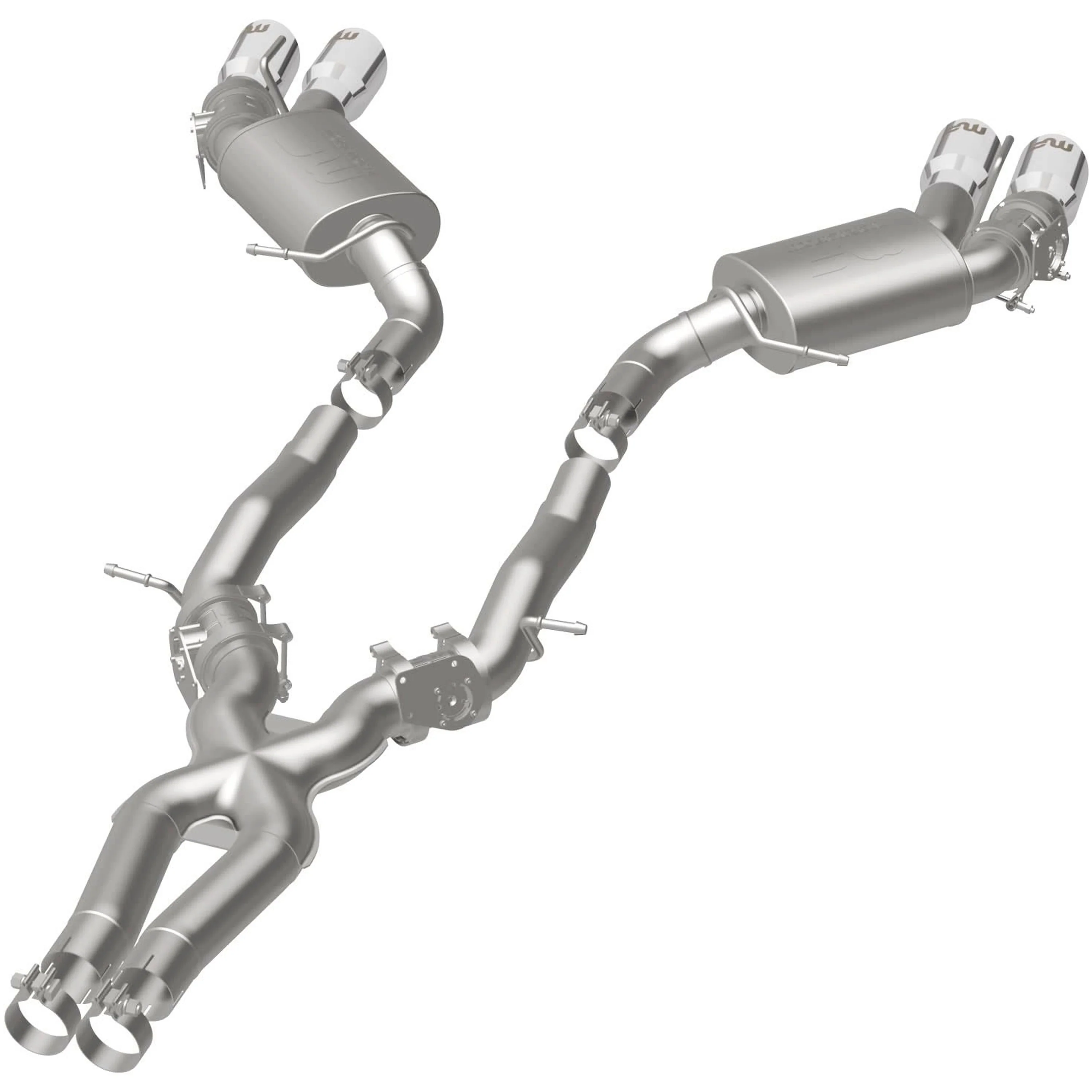 MagnaFlow 2016-2024 Chevrolet Camaro SS 6.2L Competition Series Cat-Back Performance Exhaust System 19265 - Image 3