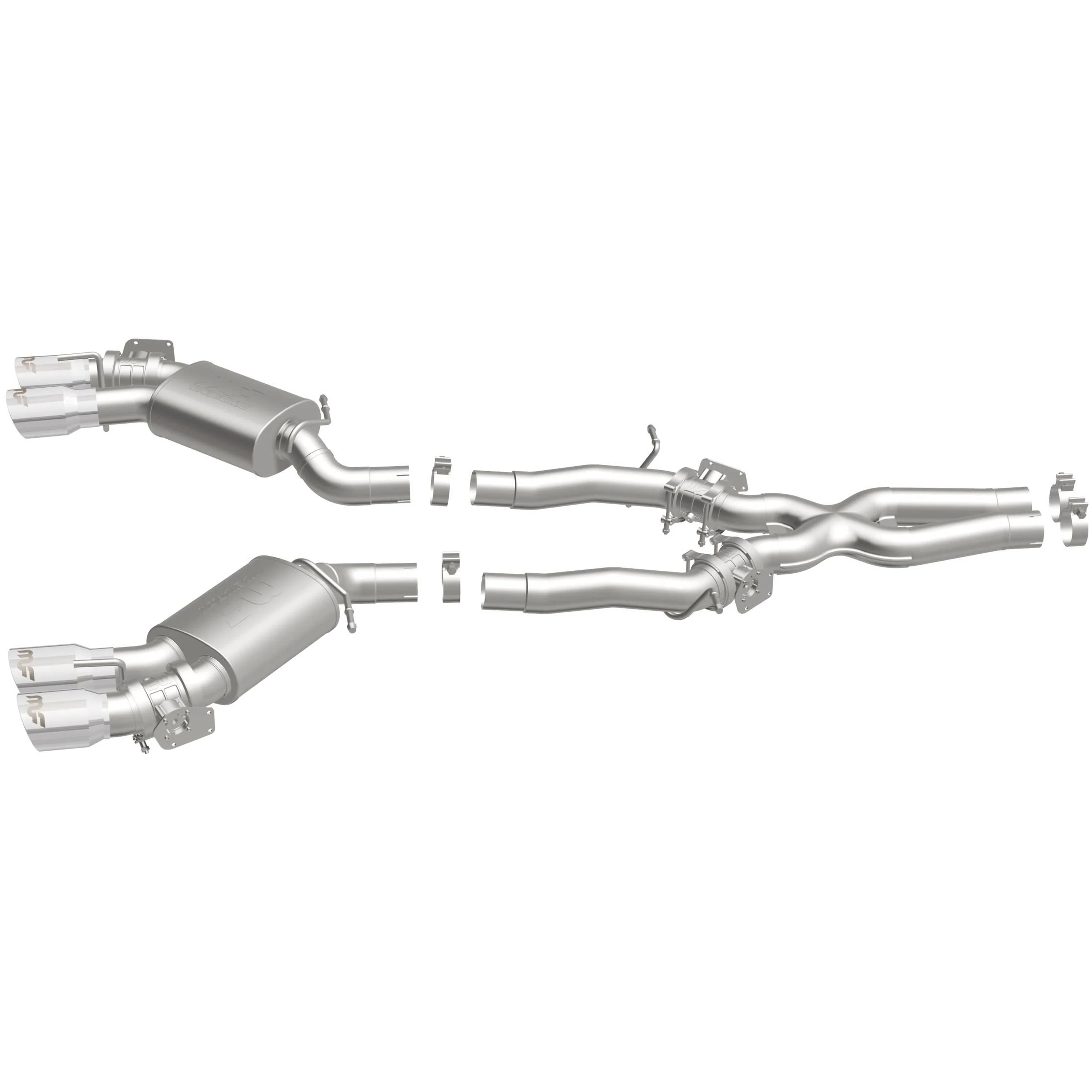 MagnaFlow 2016-2024 Chevrolet Camaro SS 6.2L Competition Series Cat-Back Performance Exhaust System 19265 - Image 4