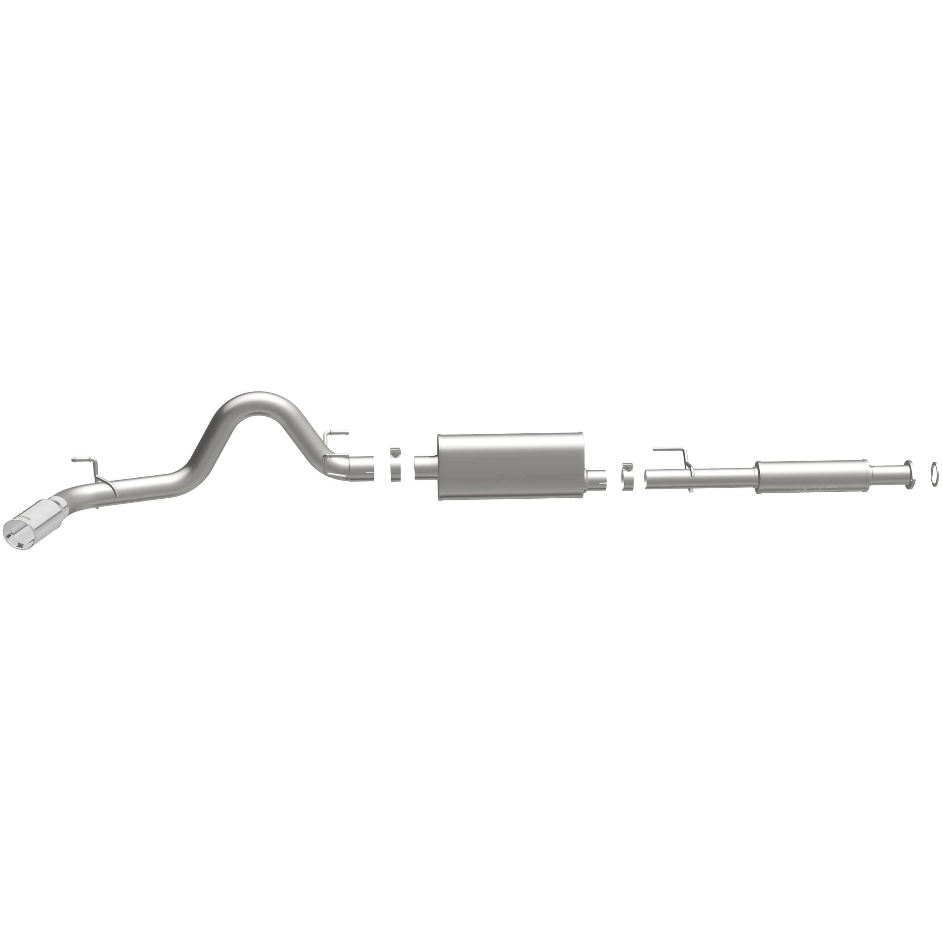 MagnaFlow 2016-2023 Toyota Tacoma 3.5L Street Series Cat-Back Performance Exhaust System 19293 - Image 4