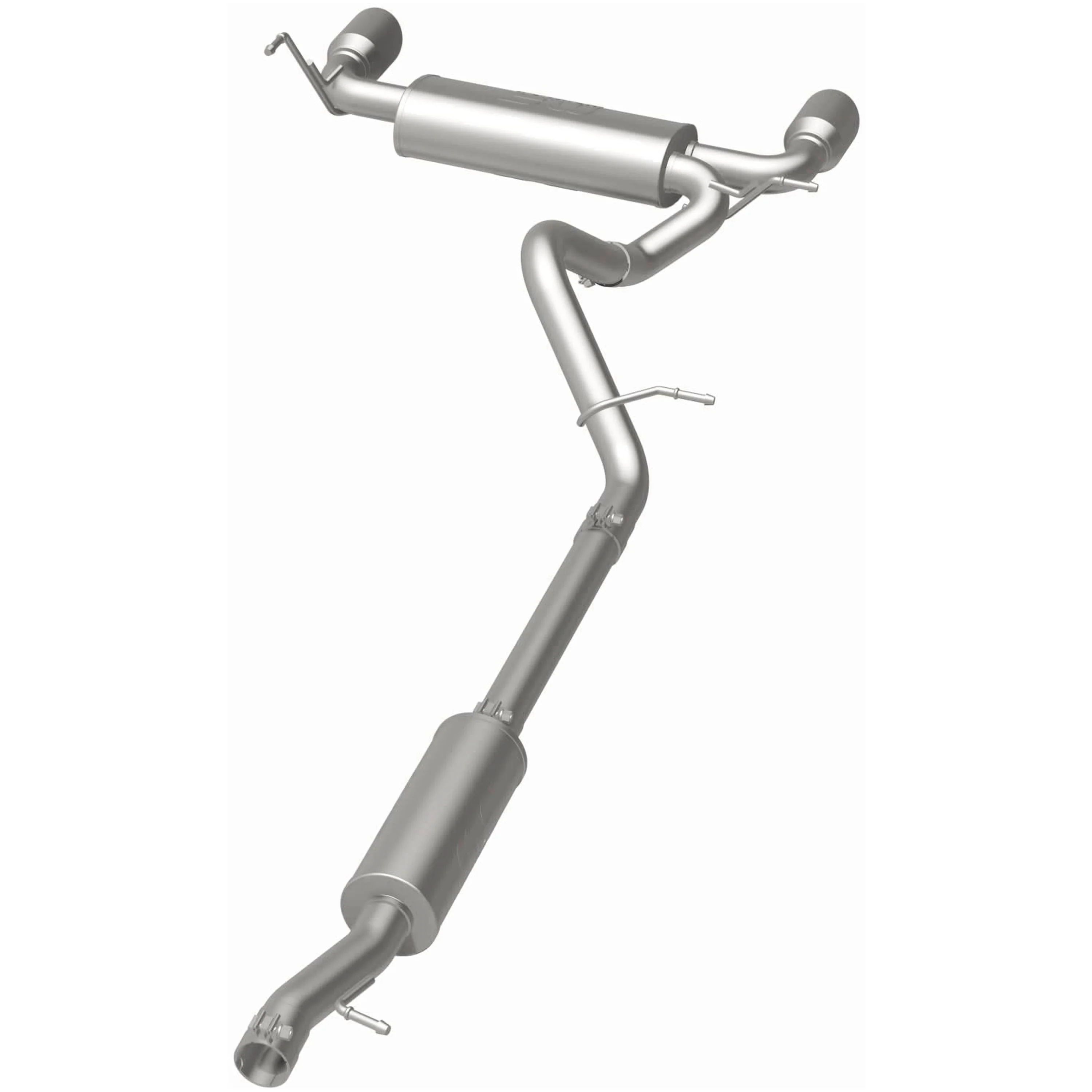 MagnaFlow 2018 Jeep Wrangler JK 3.6L | 2012-2017 Jeep Wrangler 3.6L Street Series Cat-Back Performance Exhaust System 19327 - Image 3