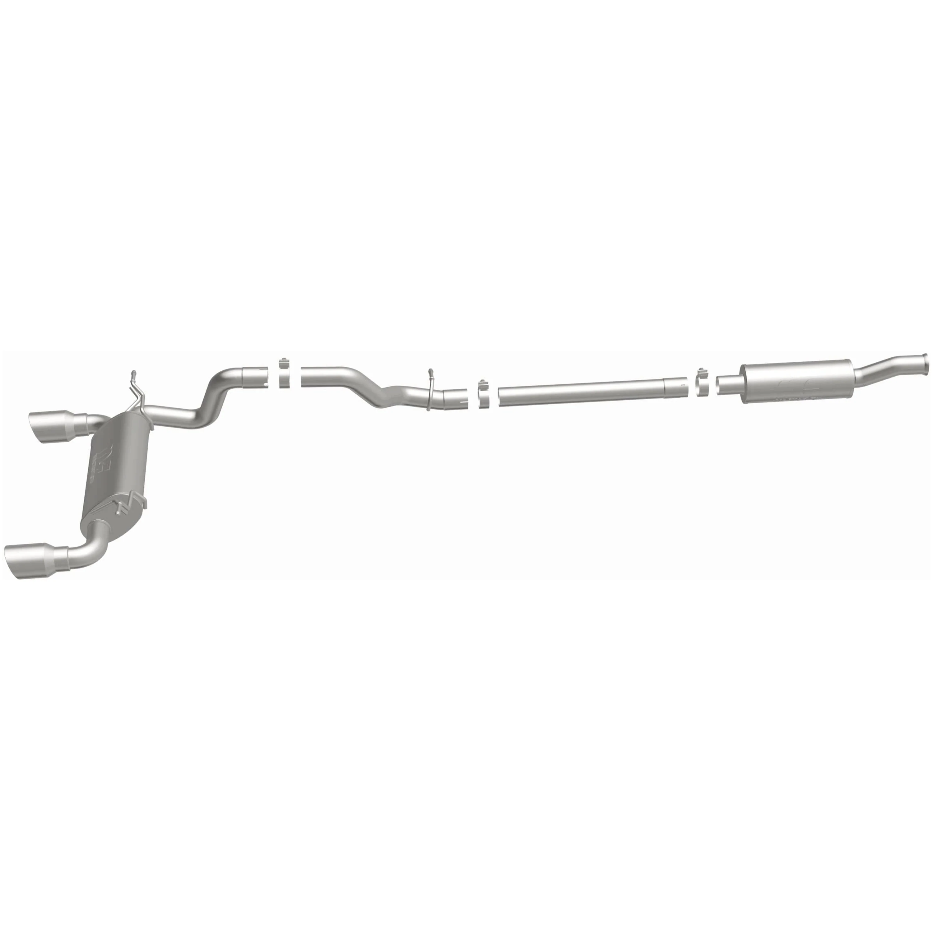 MagnaFlow 2018-2026 Jeep Wrangler 3.6L Street Series Cat-Back Performance Exhaust System 19416 - Image 4
