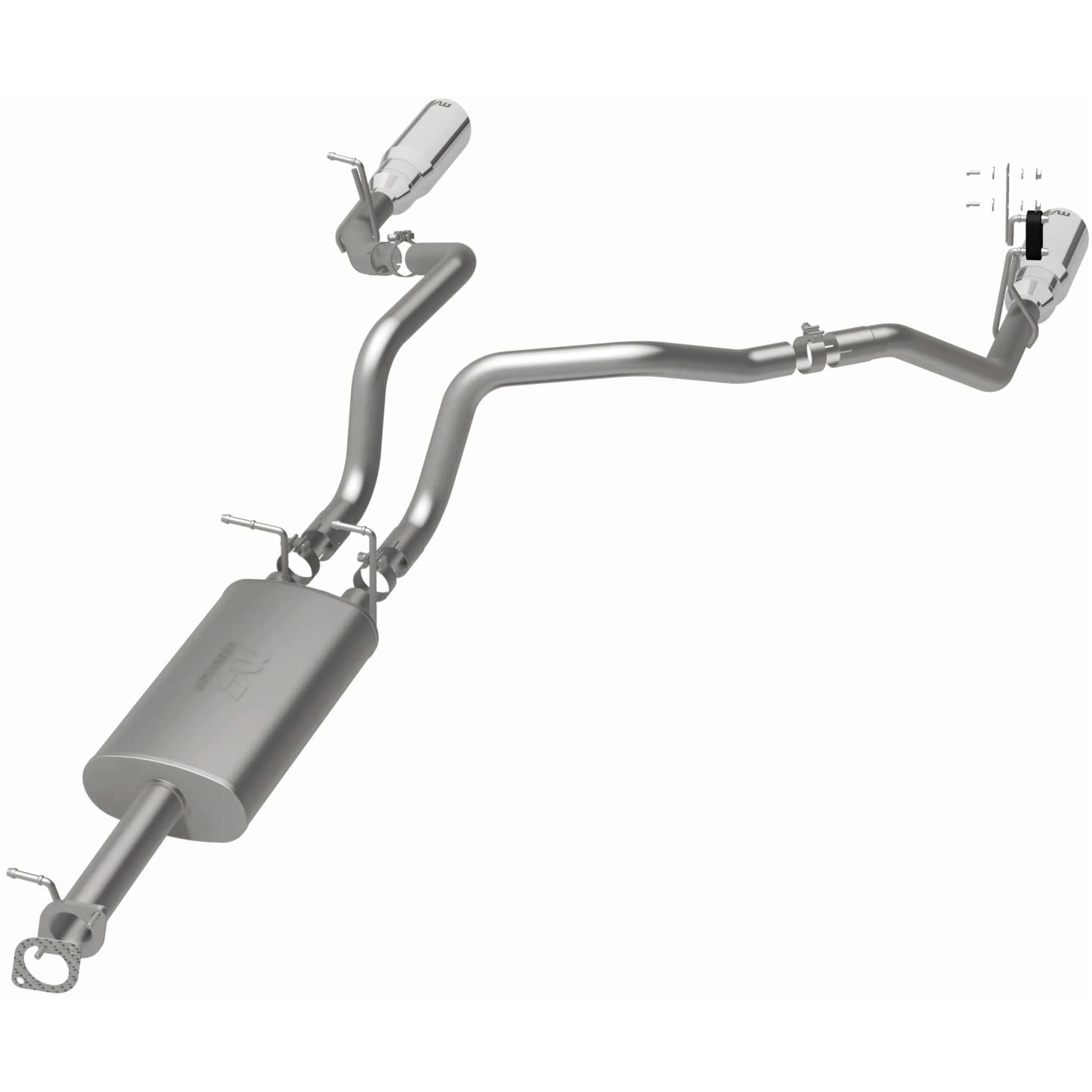 MagnaFlow 2019-2026 Ram 1500 3.6L Street Series Cat-Back Performance Exhaust System 19498 - Image 3