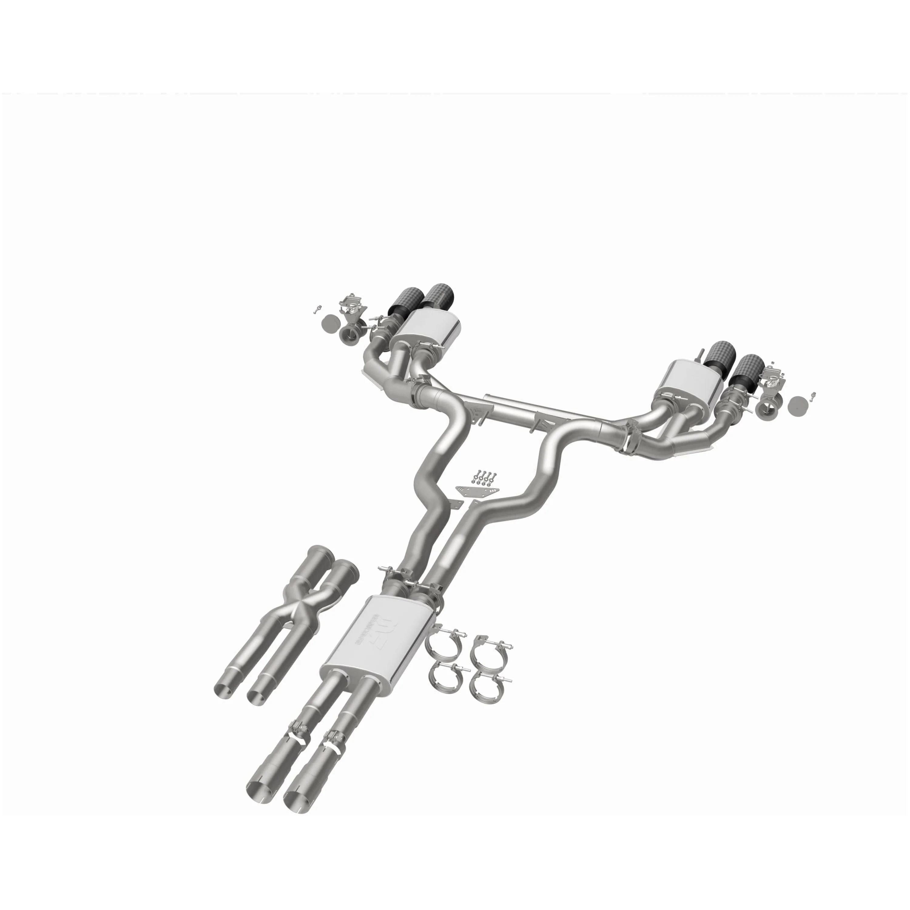 MagnaFlow 2018-2023 Ford Mustang 5.0L xMOD Series Cat-Back Performance Exhaust System 19535 - Image 3