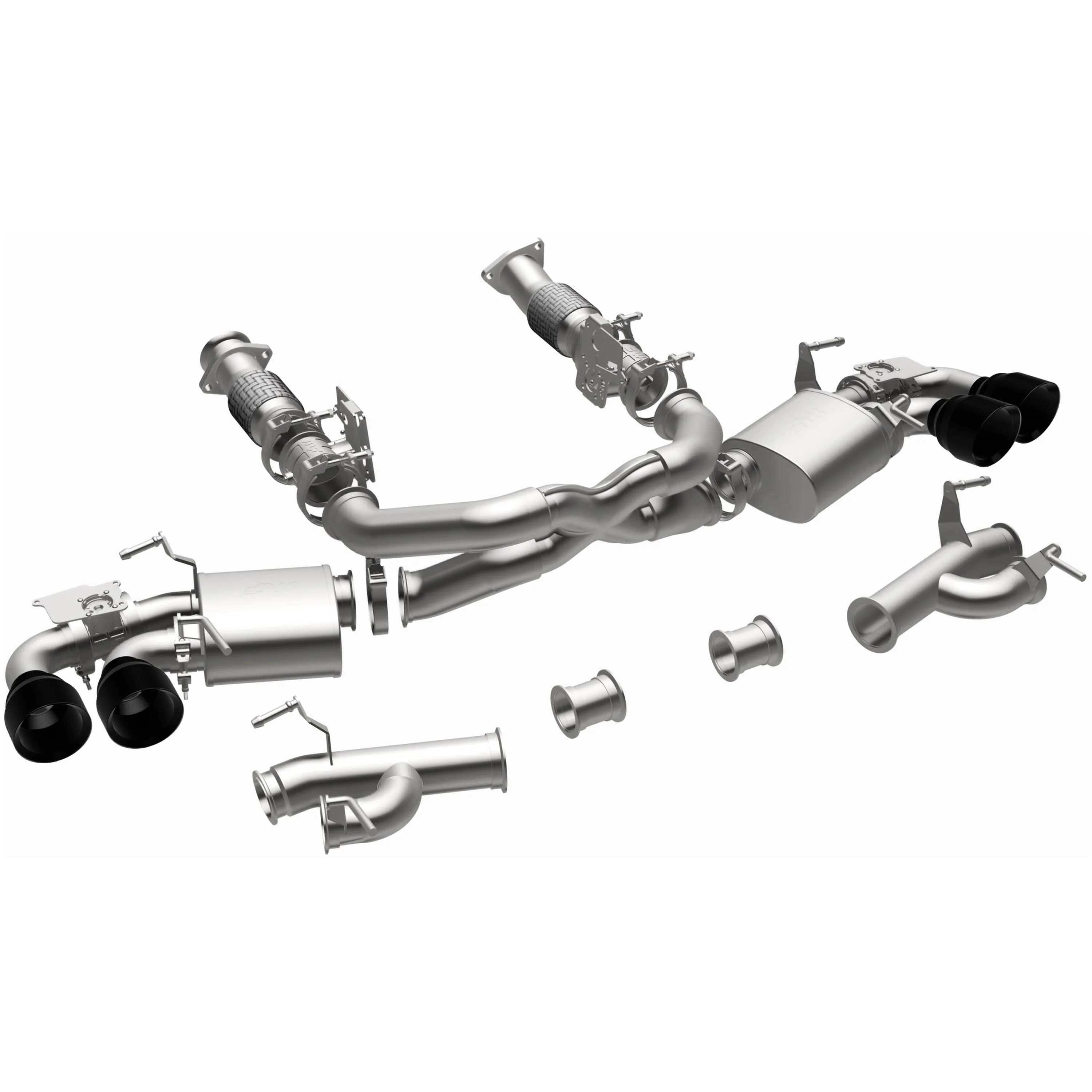 MagnaFlow 2020-2026 Chevrolet Corvette 6.2L xMOD Series Cat-Back Performance Exhaust System 19545 - Image 2