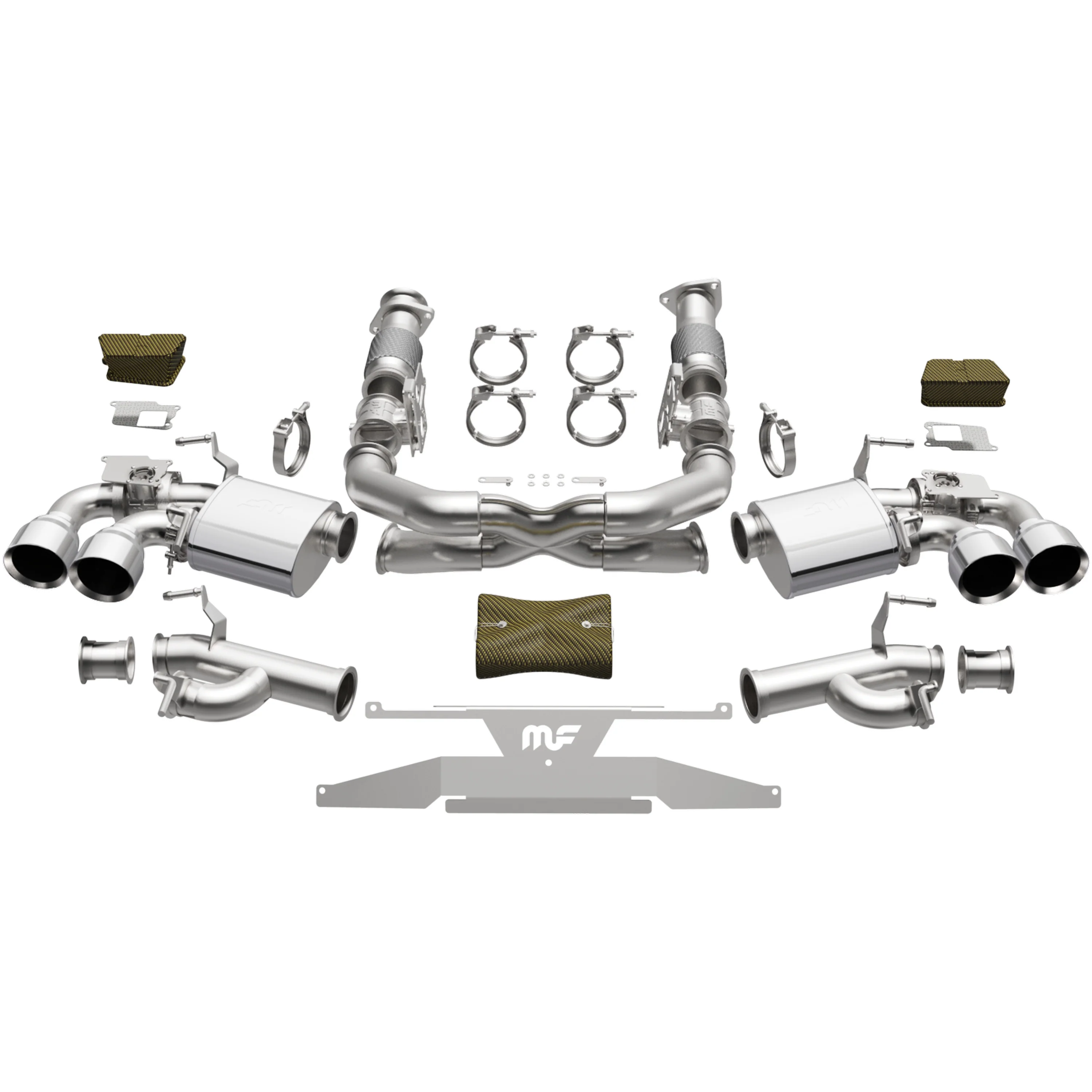 MagnaFlow 2020-2026 Chevrolet Corvette 6.2L xMOD Series Cat-Back Performance Exhaust System 19578