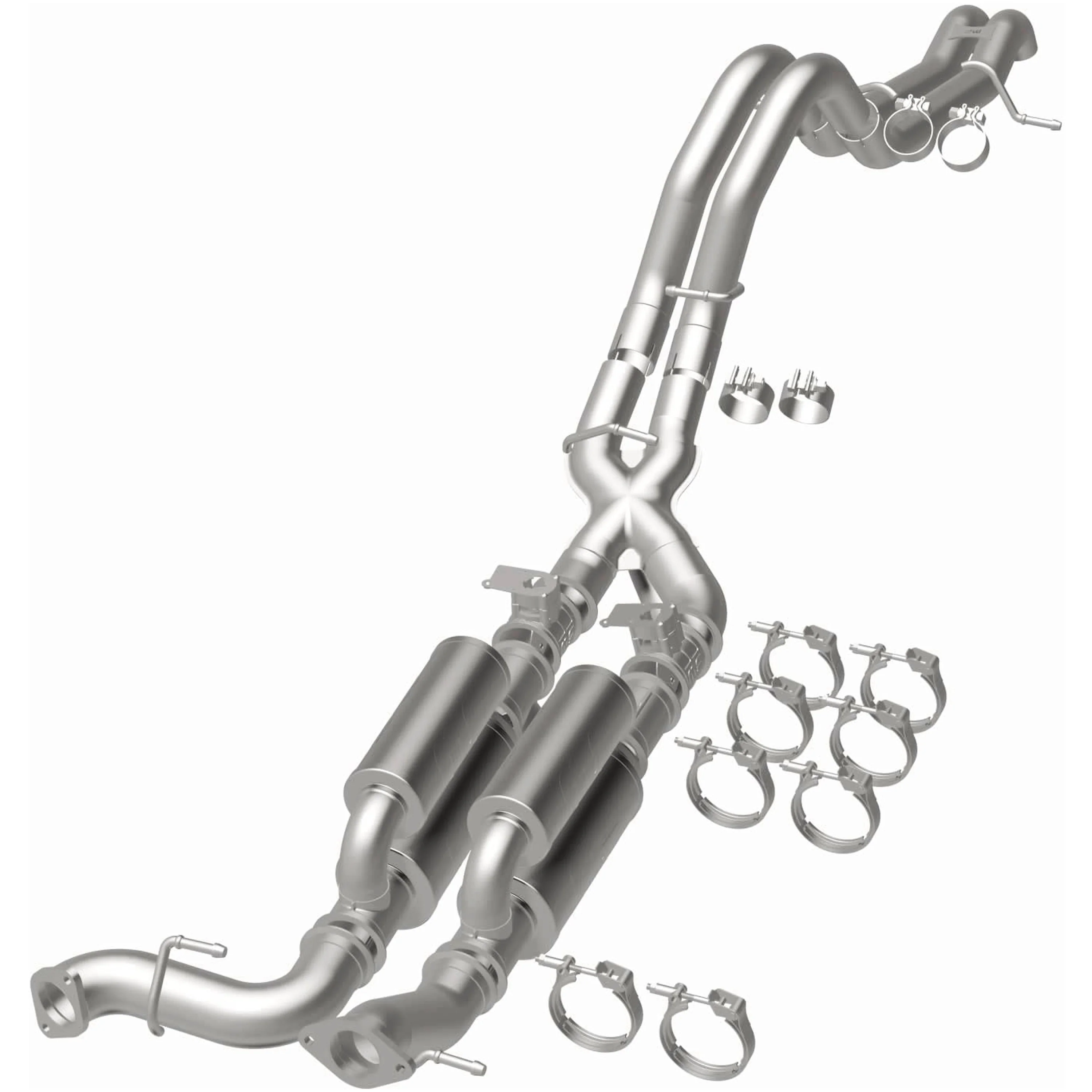MagnaFlow® 2022-2026 Ford Bronco Raptor 3.0L Overland Series™ Cat-Back Performance Exhaust System 19619 - Image 3