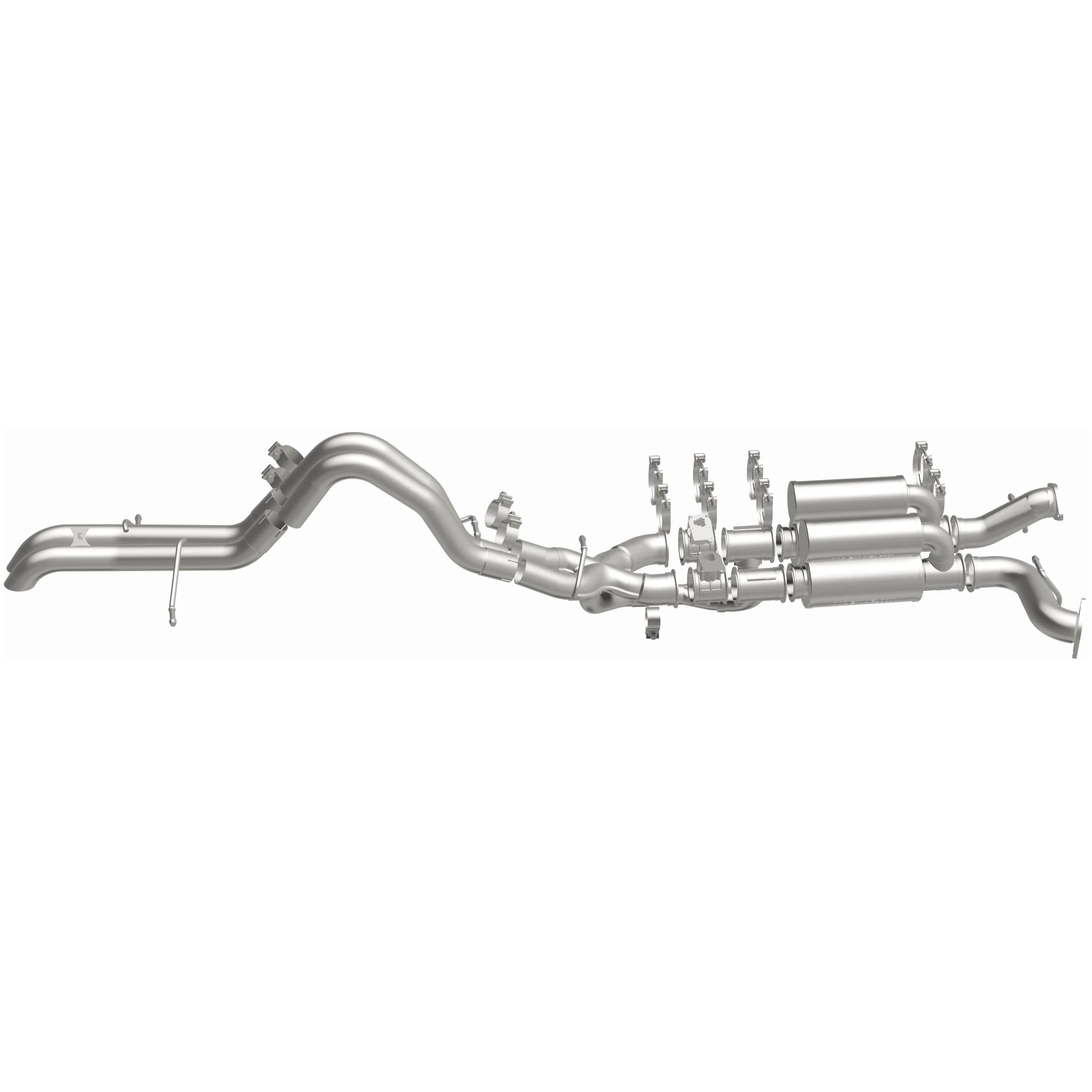 MagnaFlow® 2022-2026 Ford Bronco Raptor 3.0L Overland Series™ Cat-Back Performance Exhaust System 19619 - Image 4