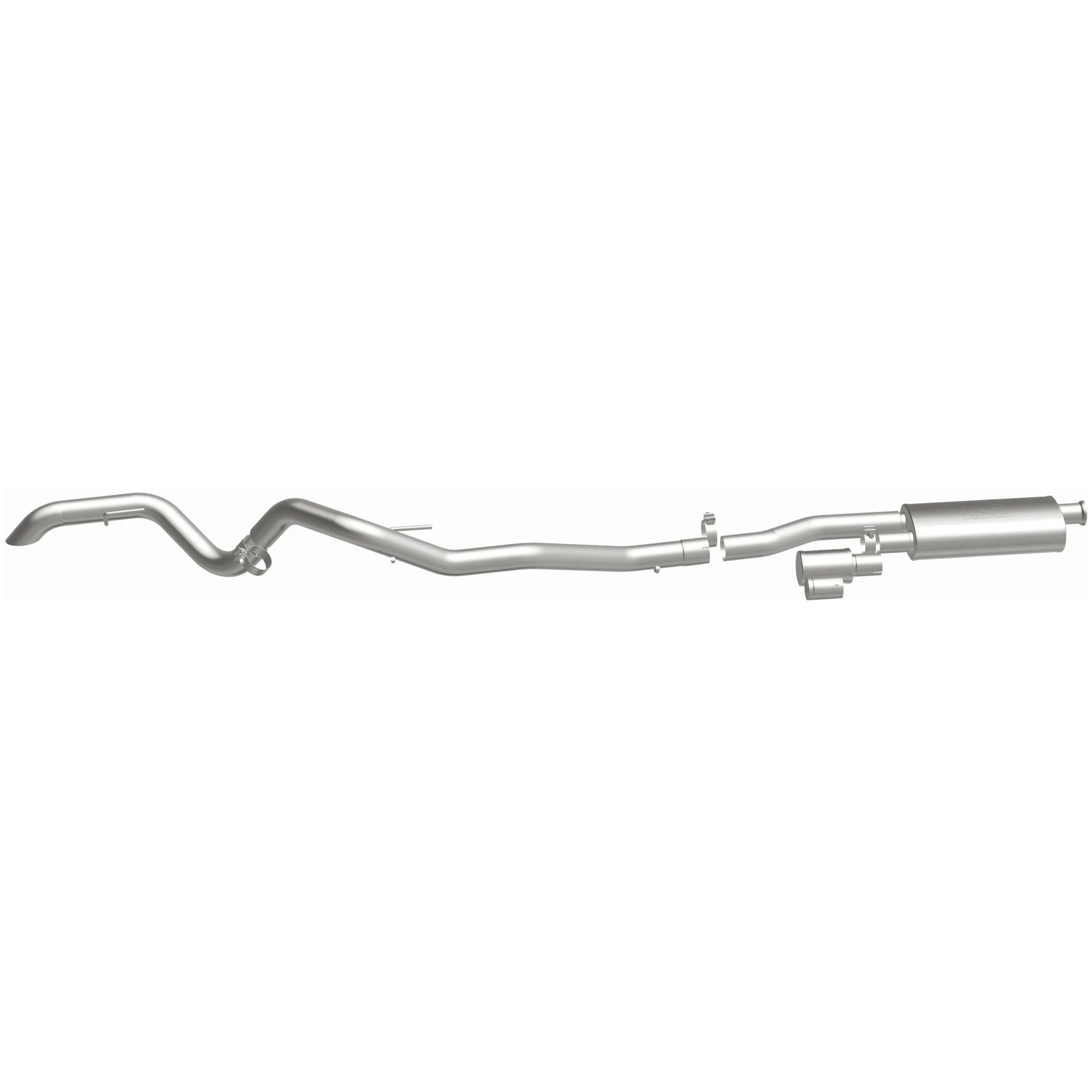 MagnaFlow® 2020-2026 Jeep Gladiator 3.6L Overland Series™ Cat-Back Performance Exhaust System 19621 - Image 4