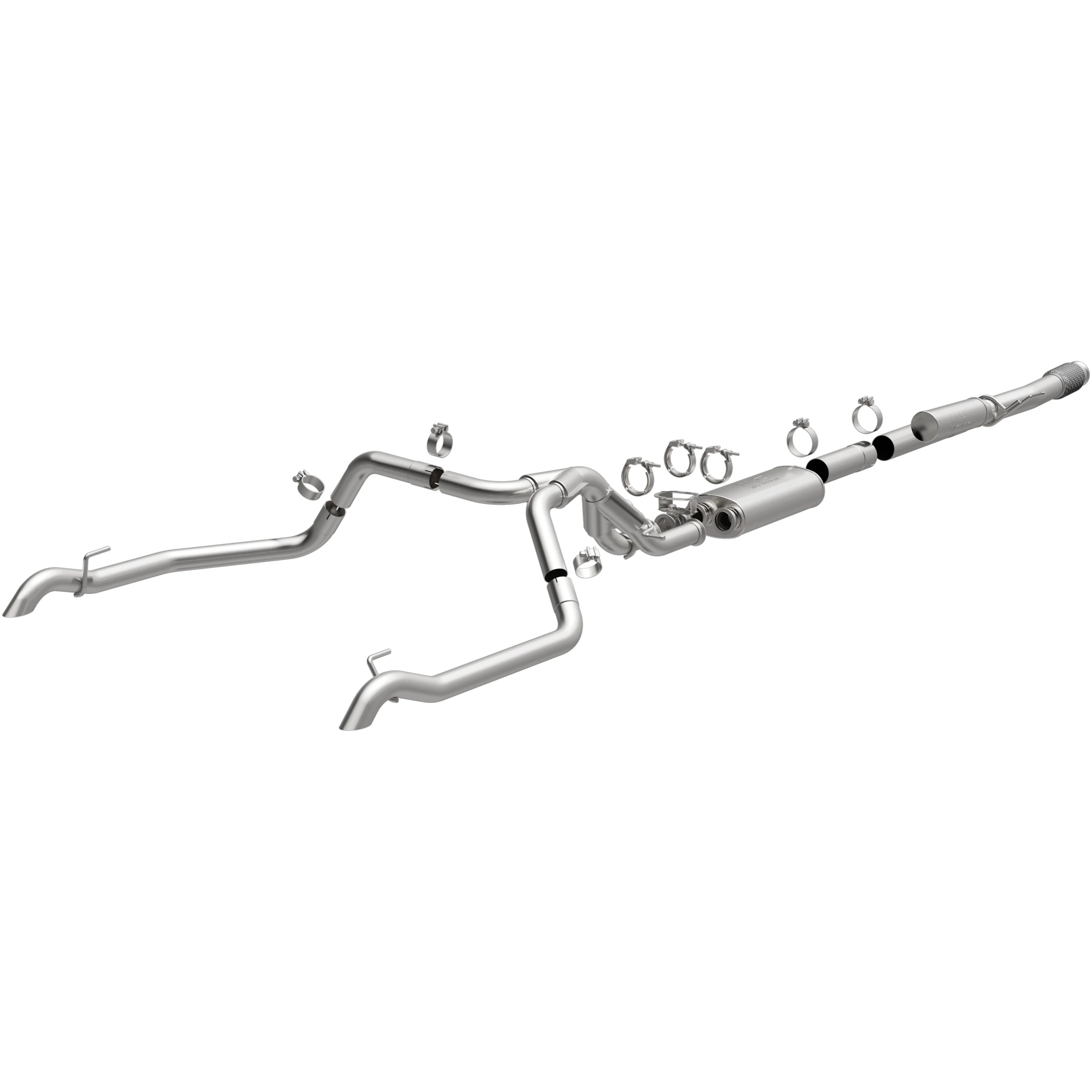 MagnaFlow® 2024-2026 Chevrolet Silverado 1500 ZR2 6.2L | 2024-2026 GMC Sierra 1500 AT4X 6.2L Overland Series™ Cat-Back Performance Exhaust System 19703