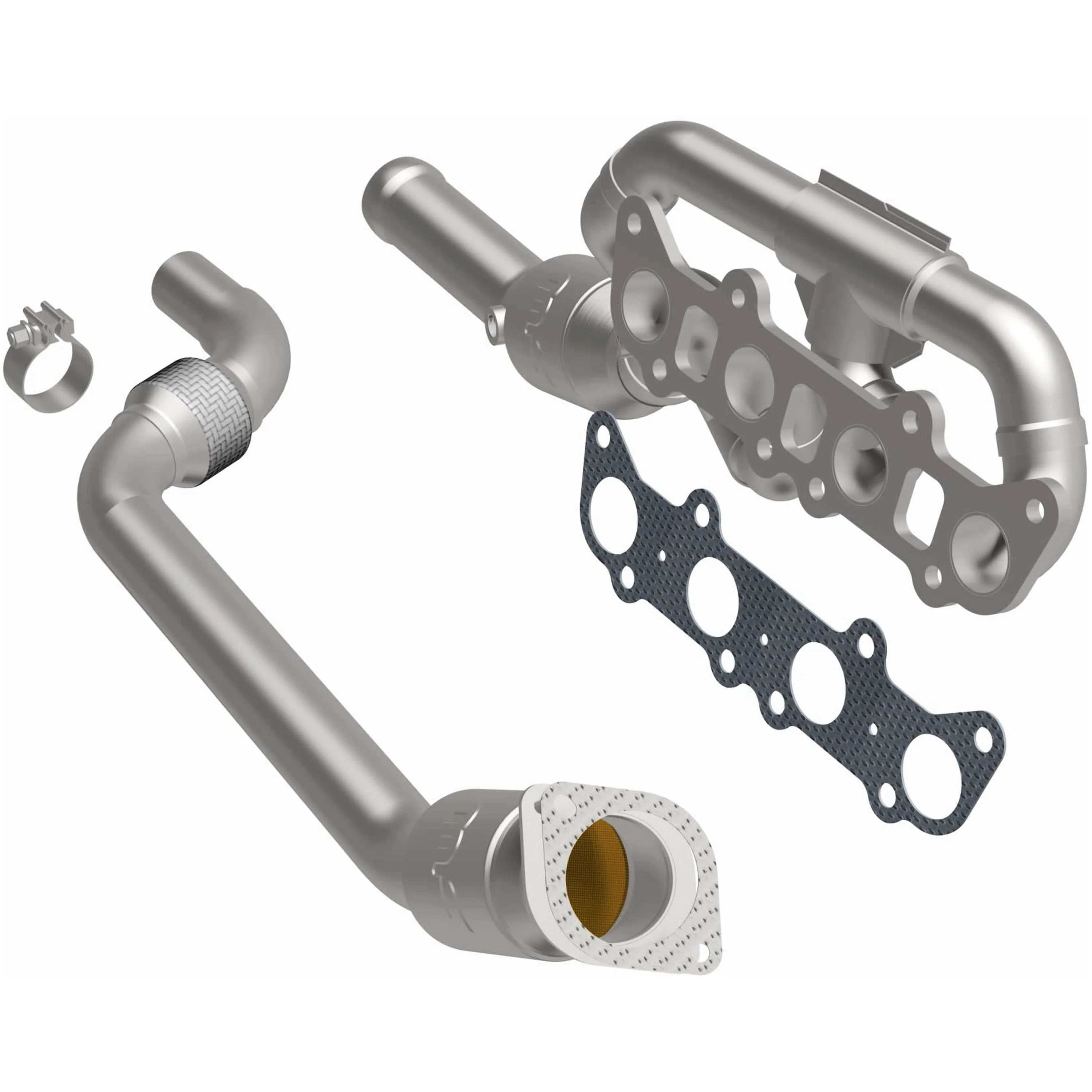 MagnaFlow 2015-2023 Ford Mustang 5.0L OEM Grade Federal / EPA Compliant Direct-Fit Manifold Catalytic Converter 22-214 - Image 4