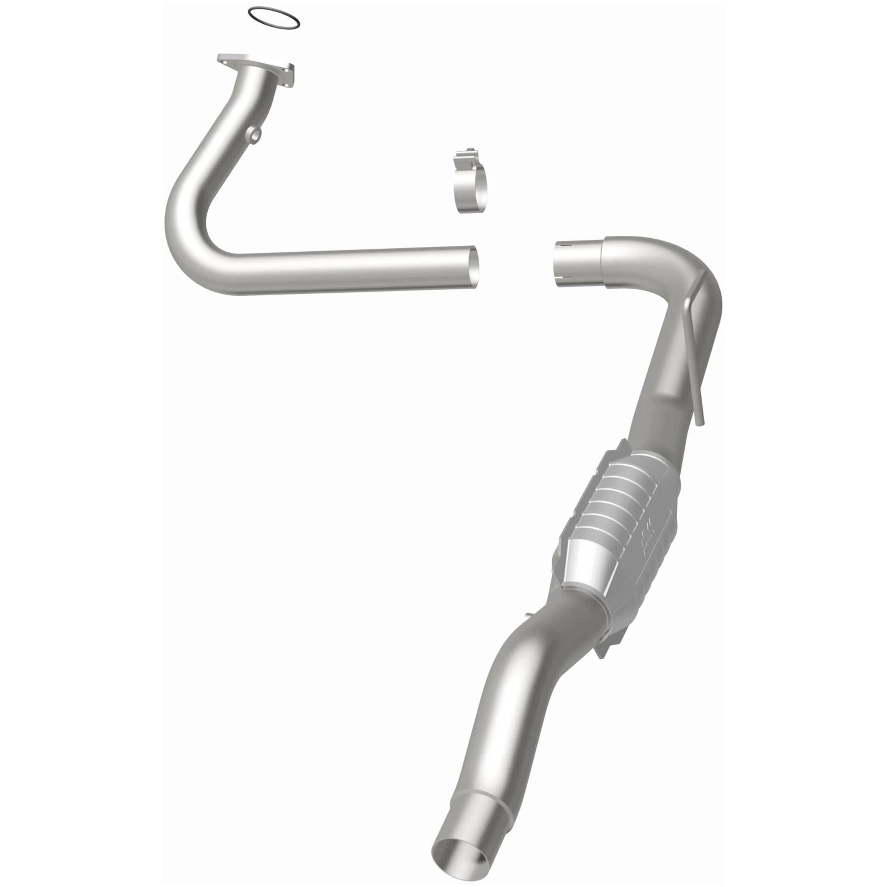 MagnaFlow 1999-2000 Chevrolet Silverado 2500 6.0L | 1999-2000 GMC Sierra 2500 6.0L HM Grade Federal / EPA Compliant Direct-Fit Catalytic Converter 24147 - Image 3