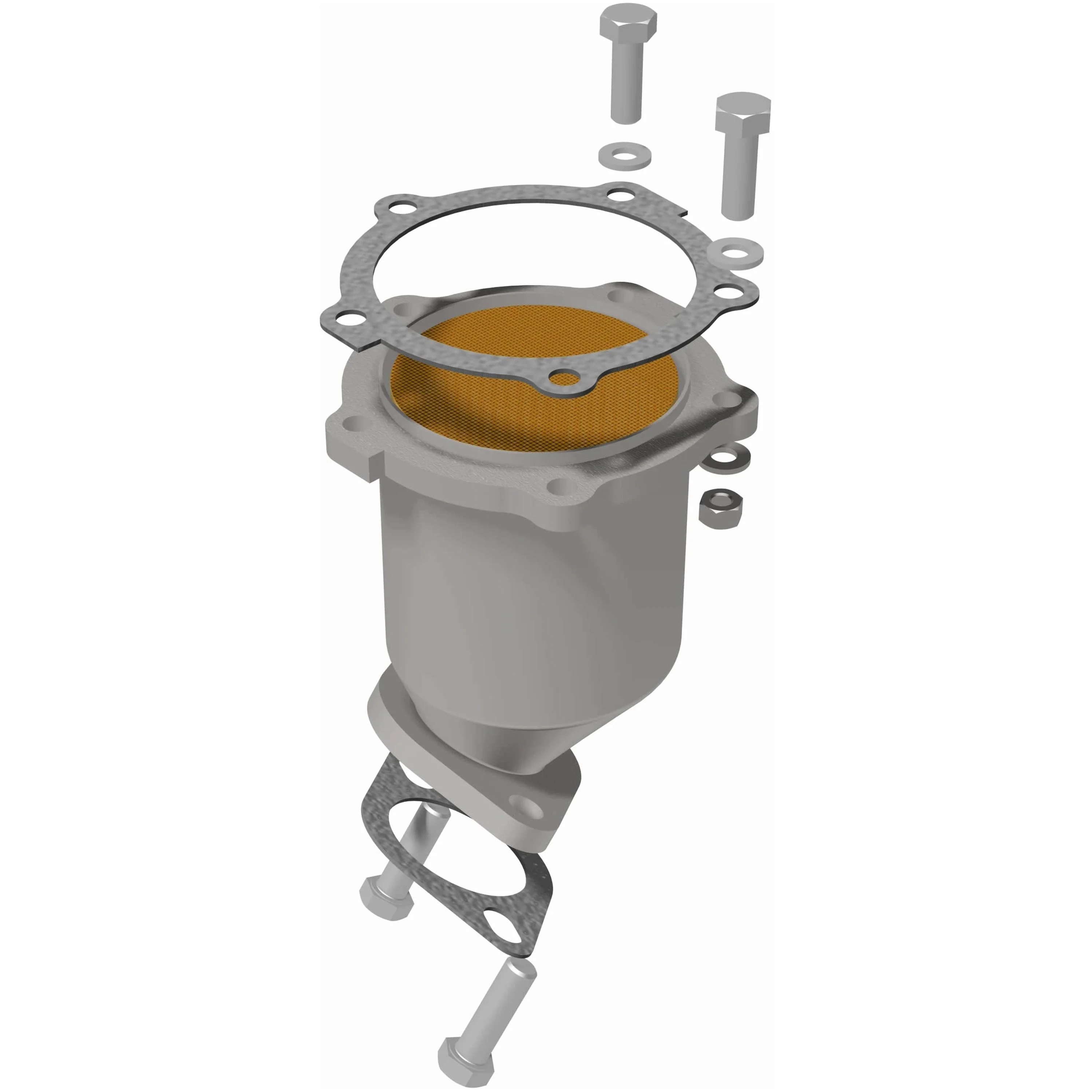 MagnaFlow 2003-2006 Hyundai Santa Fe 3.5L HM Grade Federal / EPA Compliant Direct-Fit Catalytic Converter 24241 - Image 3